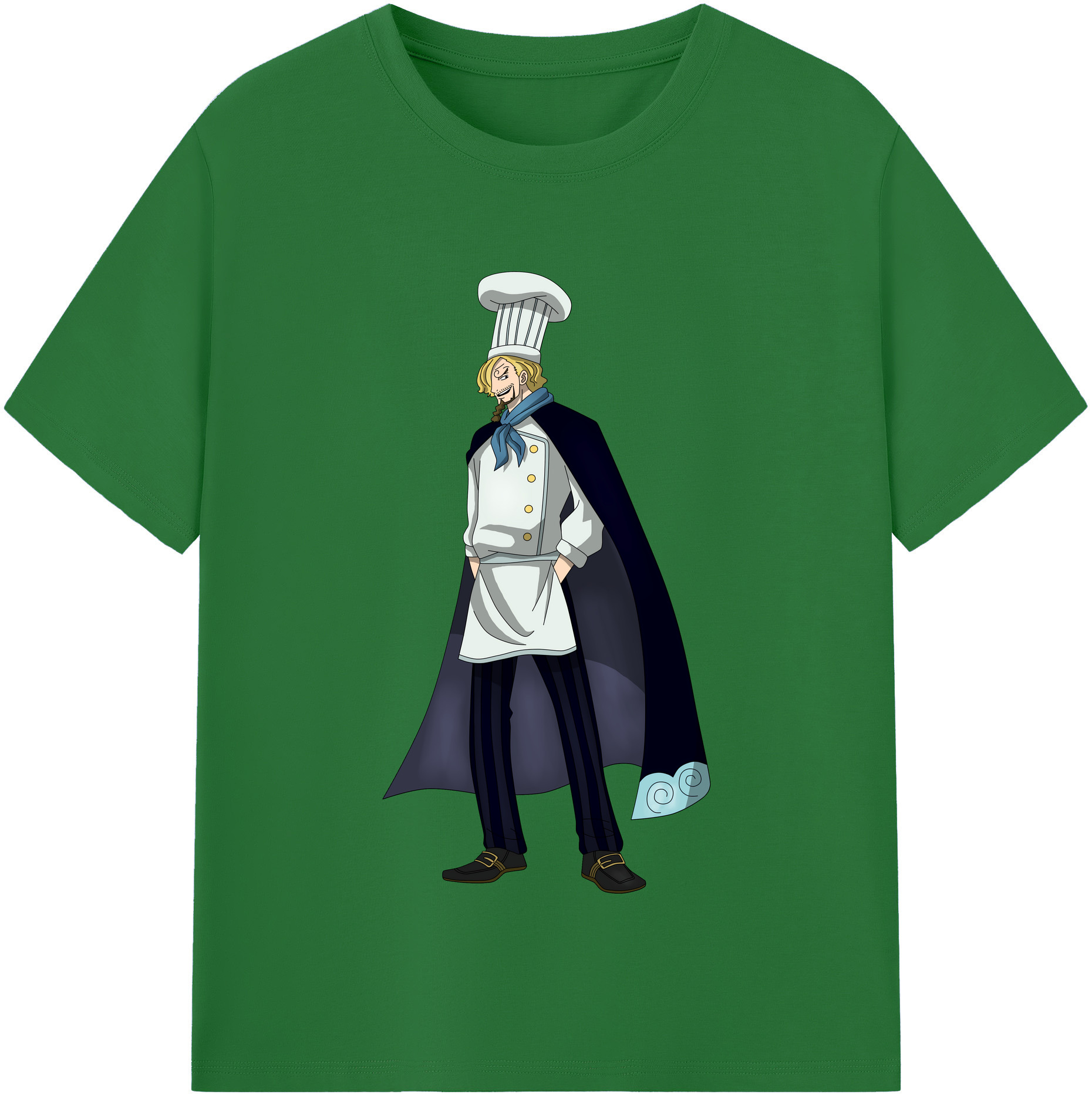 ワンピース サンジ ONE PIECE Sanji 綿100％半袖Tシャツ（フロントプリント）