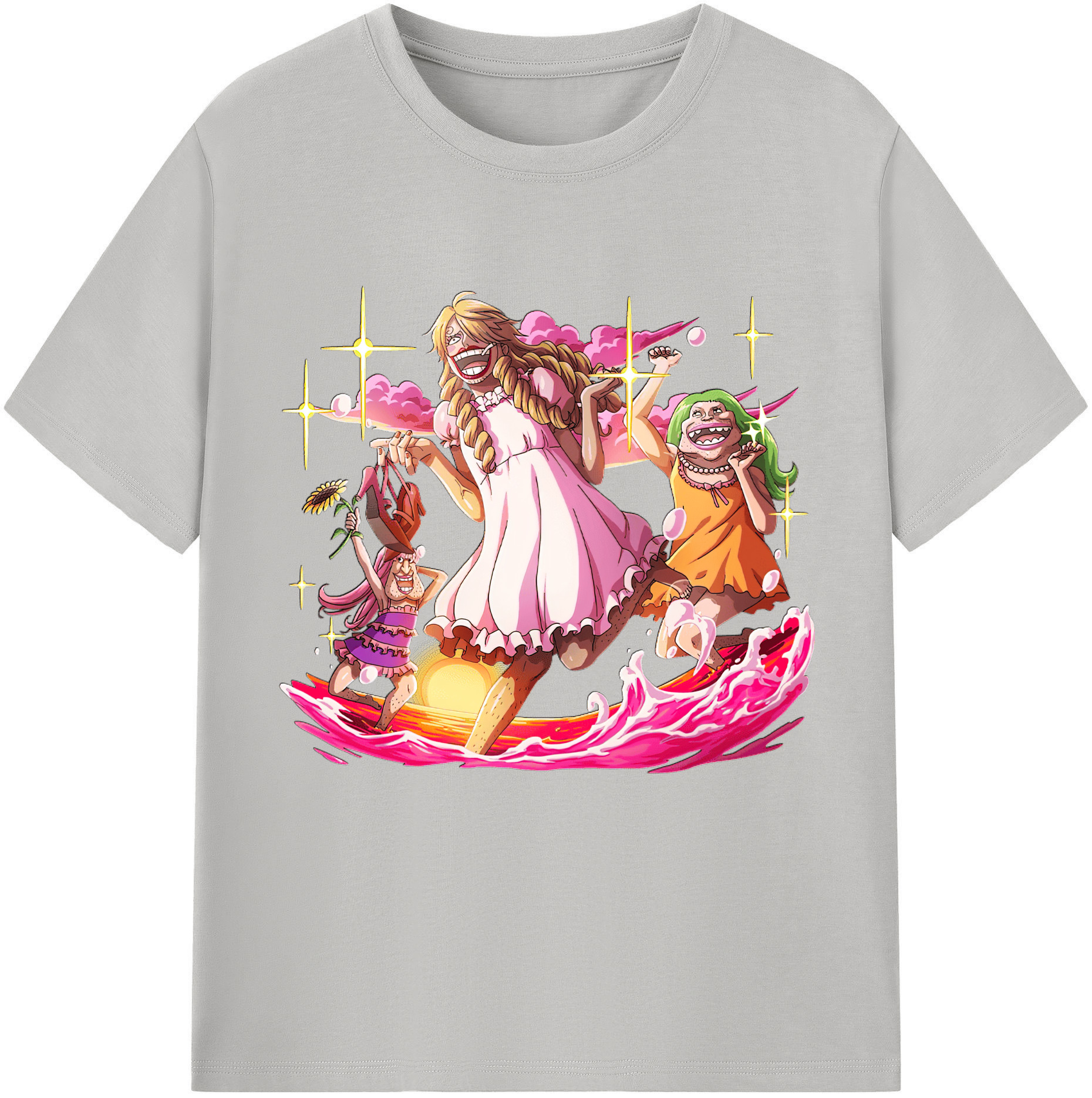 ワンピース サンジ ONE PIECE Sanji 綿100％半袖Tシャツ（フロントプリント）