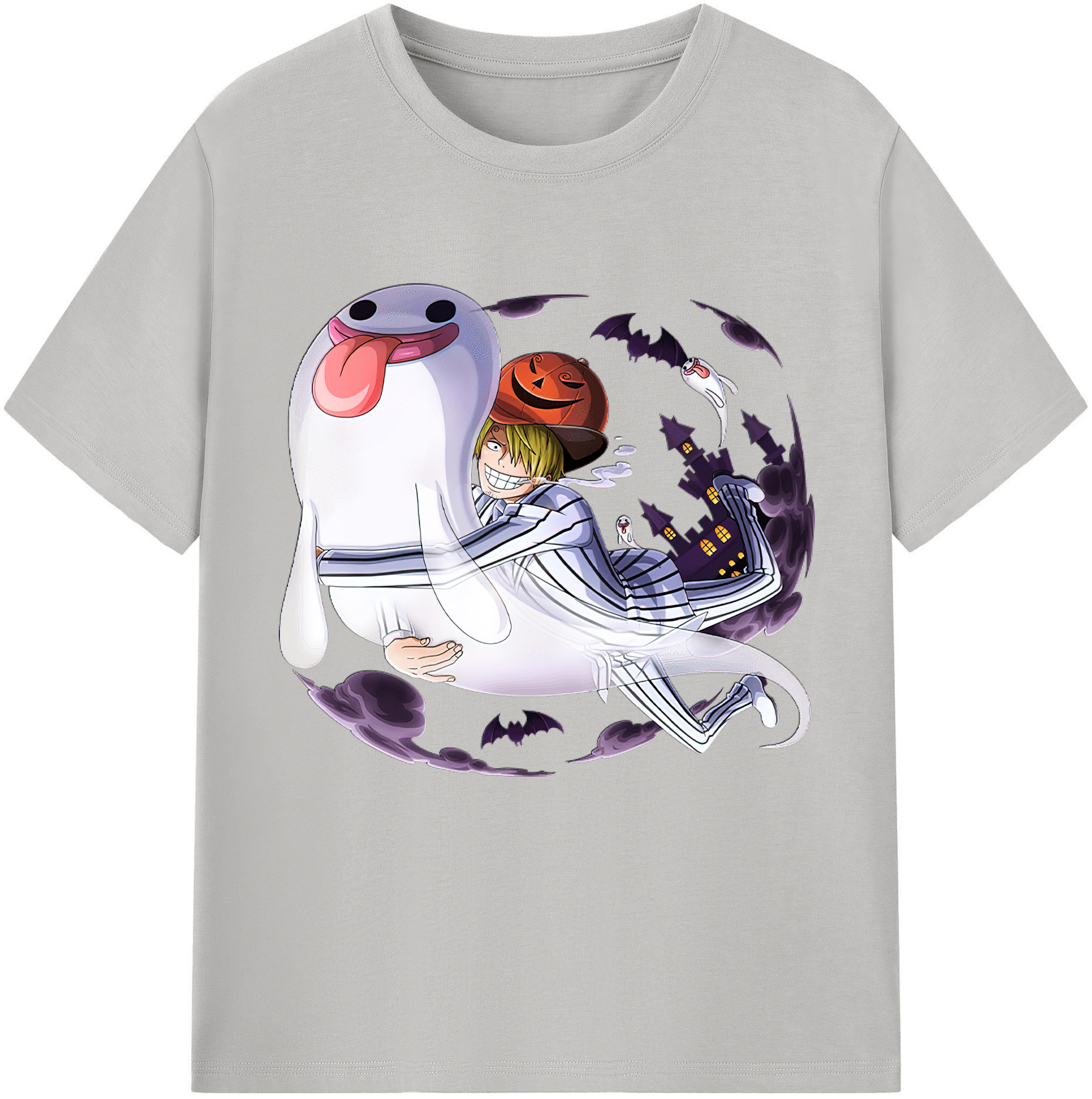 ワンピース サンジ ONE PIECE Sanji 綿100％半袖Tシャツ（フロントプリント）