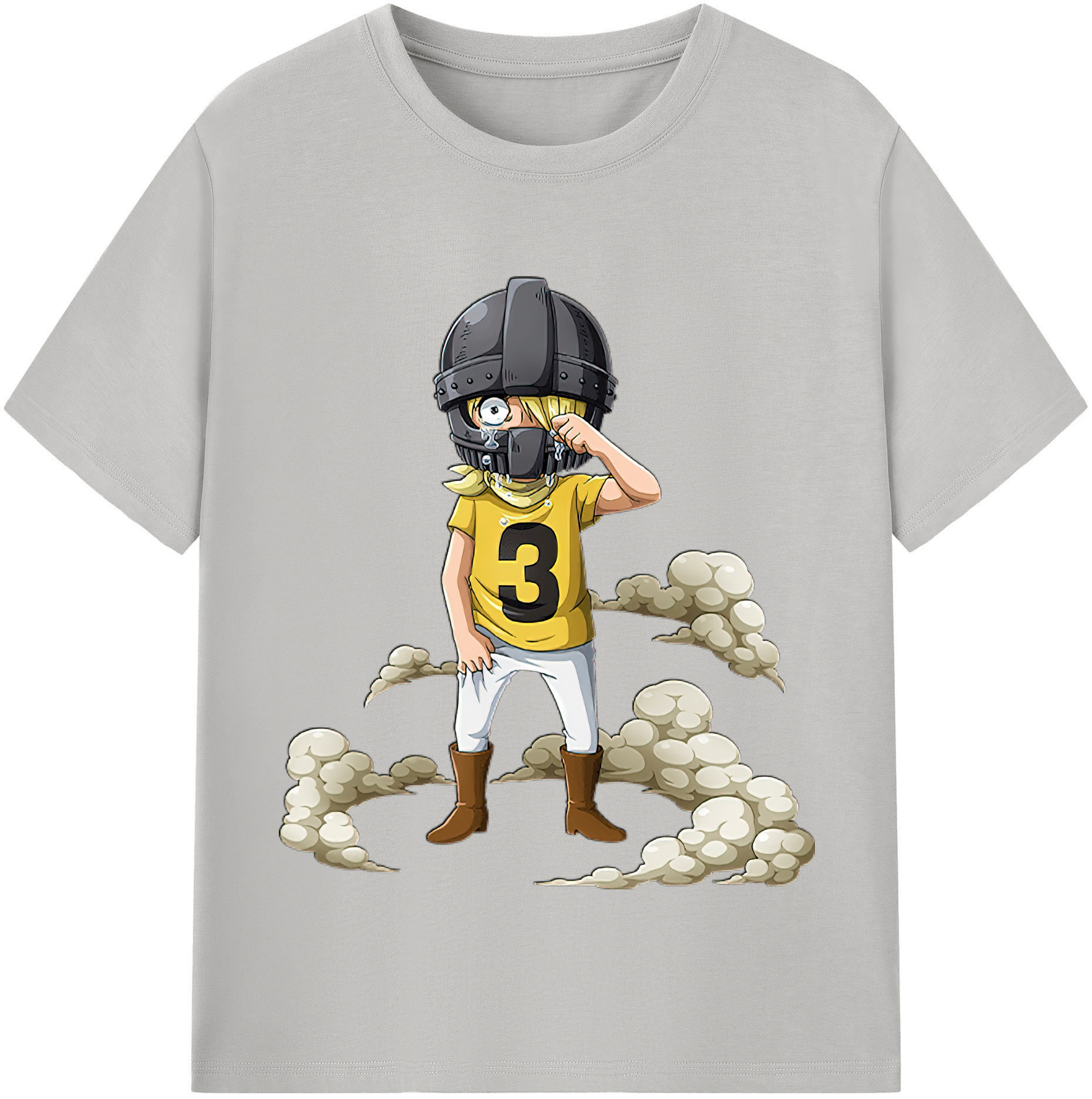 ワンピース サンジ ONE PIECE Sanji 綿100％半袖Tシャツ（フロントプリント）
