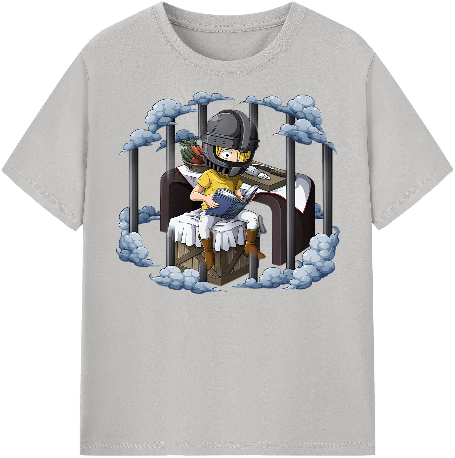 ワンピース サンジ ONE PIECE Sanji 綿100％半袖Tシャツ（フロントプリント）
