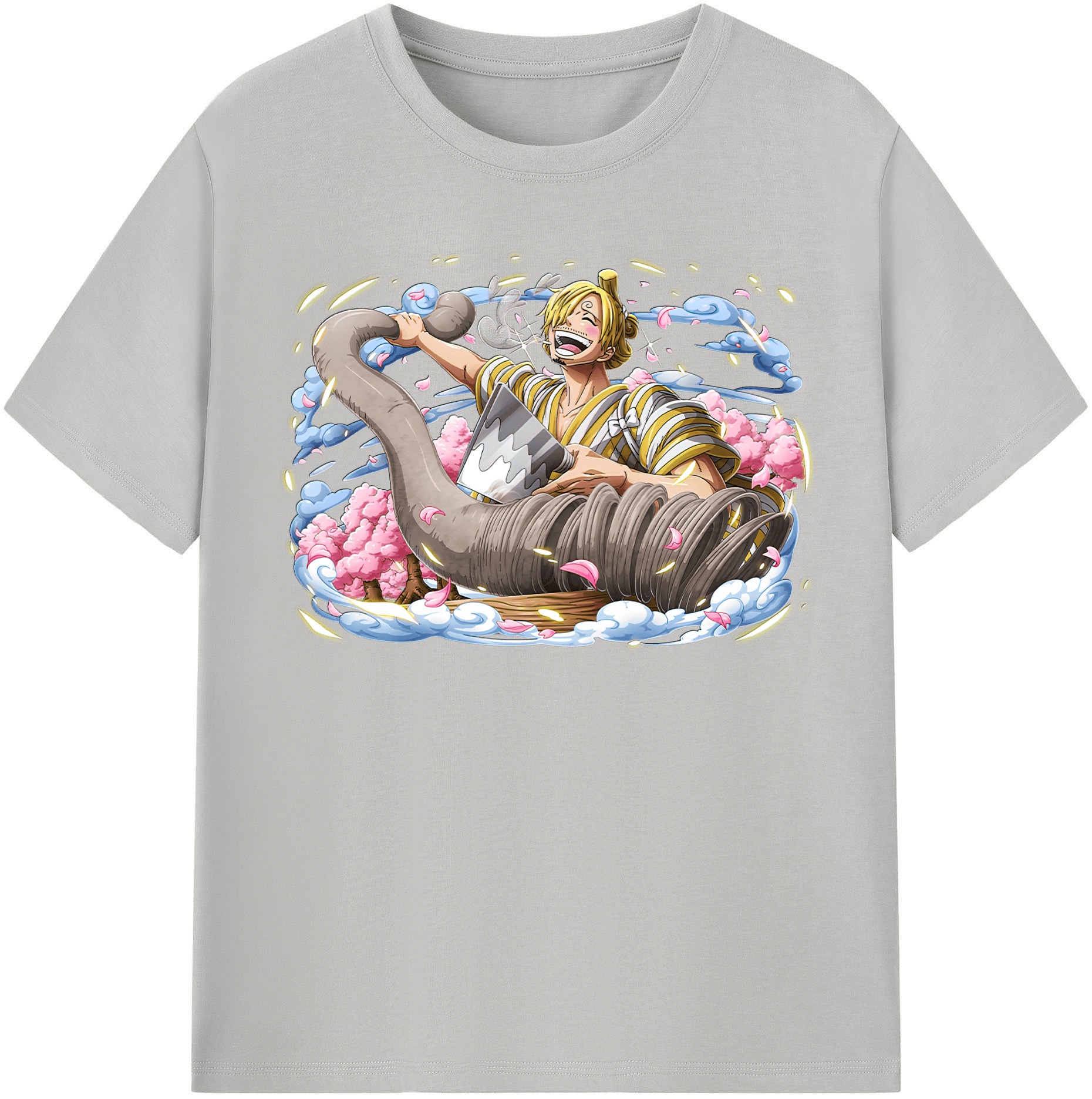 ワンピース サンジ ONE PIECE Sanji 綿100％半袖Tシャツ（フロントプリント）