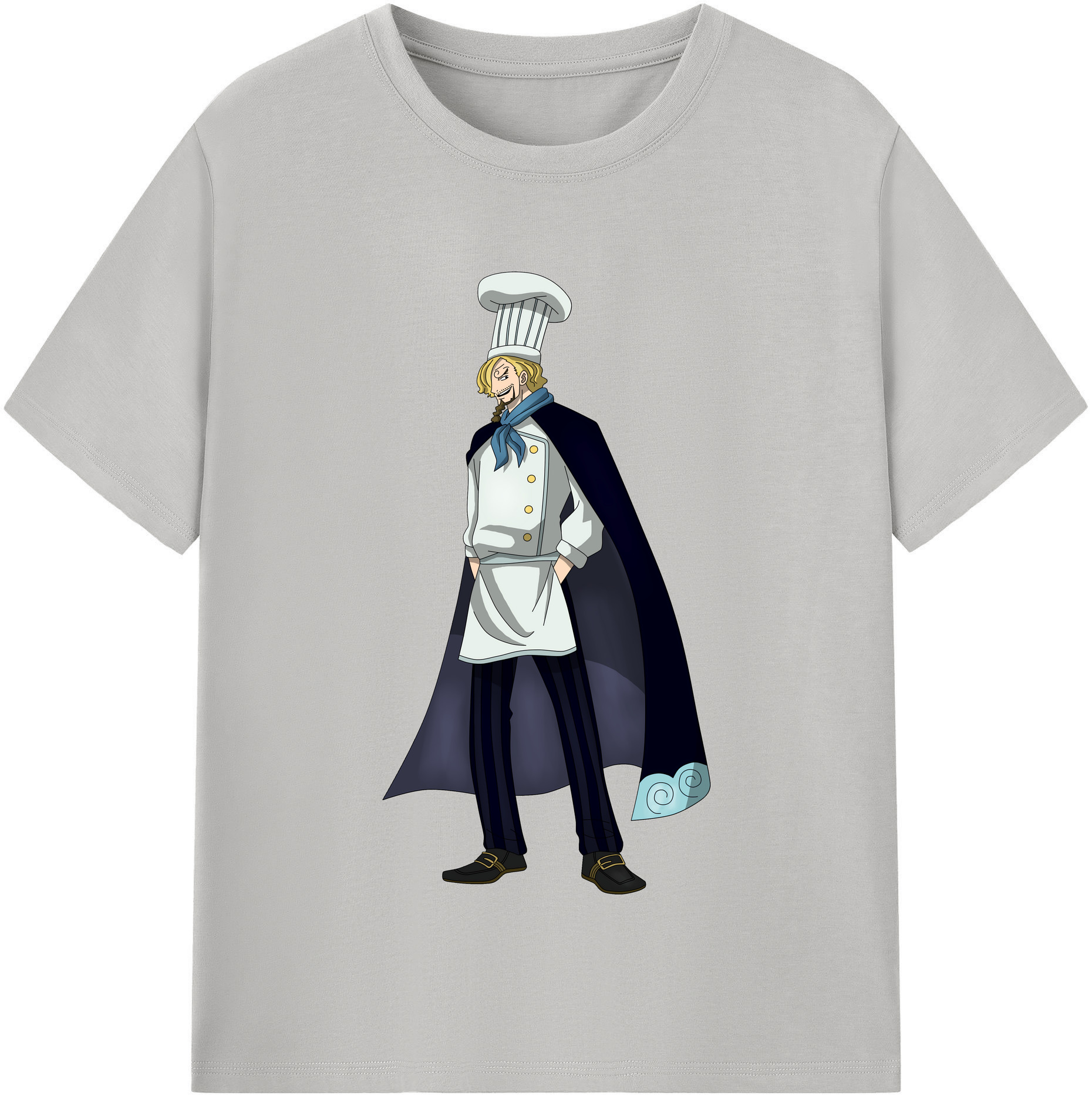 ワンピース サンジ ONE PIECE Sanji 綿100％半袖Tシャツ（フロントプリント）