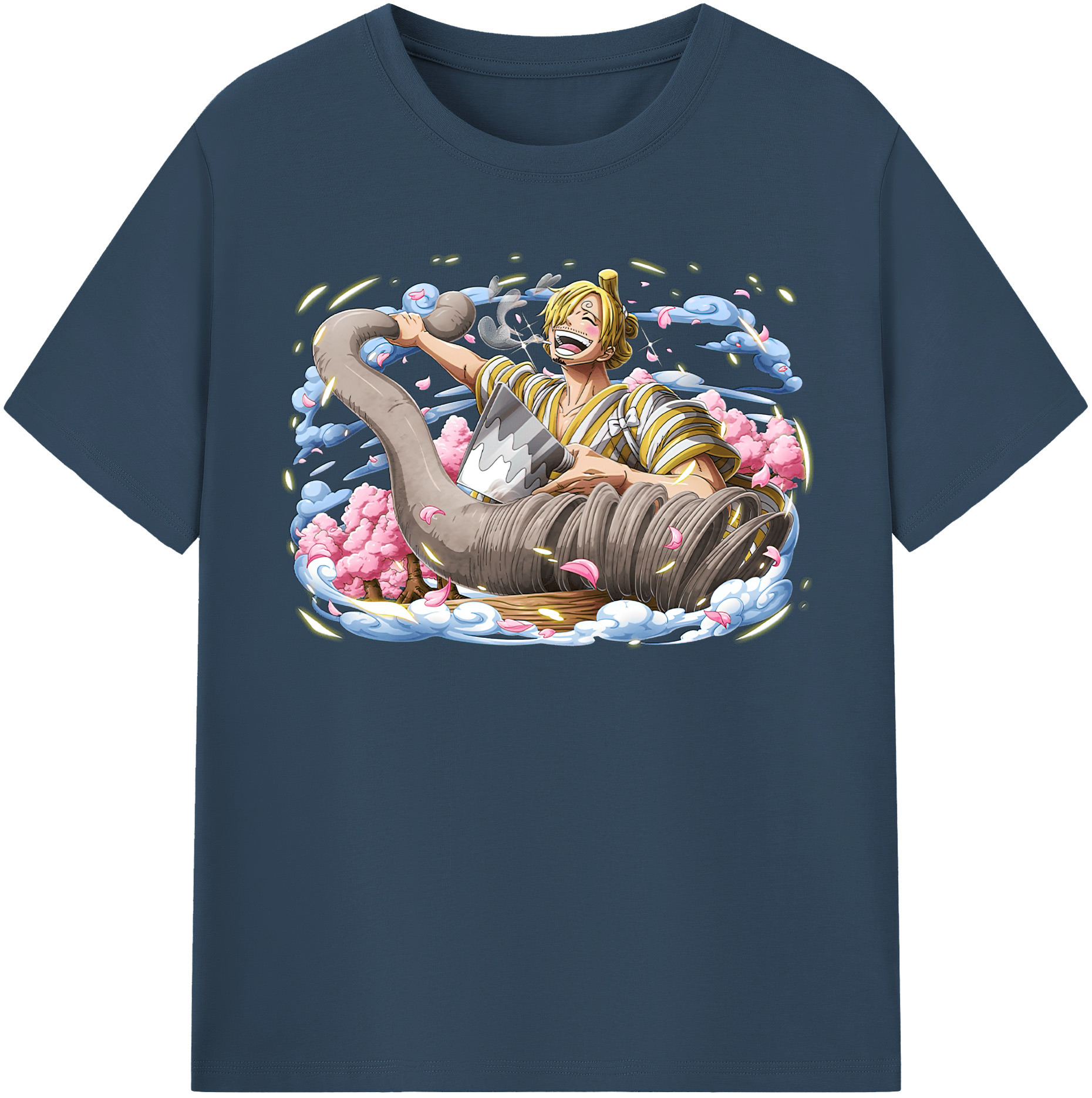 ワンピース サンジ ONE PIECE Sanji 綿100％半袖Tシャツ（フロントプリント）