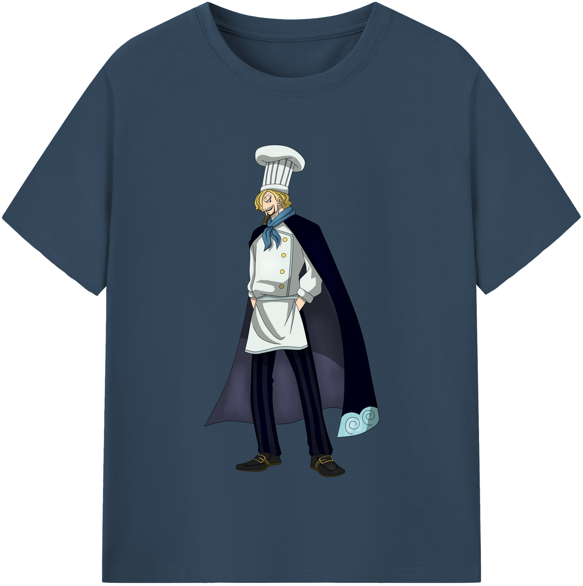 ワンピース サンジ ONE PIECE Sanji 綿100％半袖Tシャツ（フロントプリント）