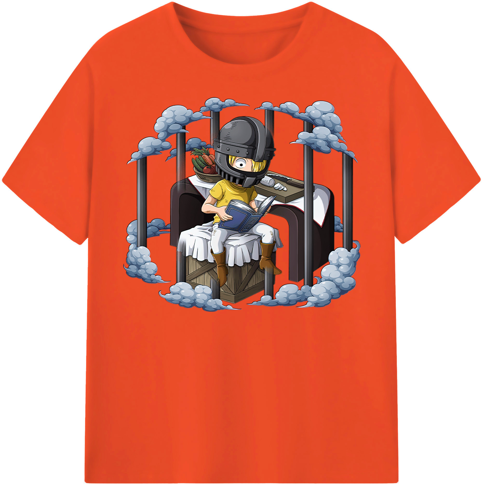 ワンピース サンジ ONE PIECE Sanji 綿100％半袖Tシャツ（フロントプリント）