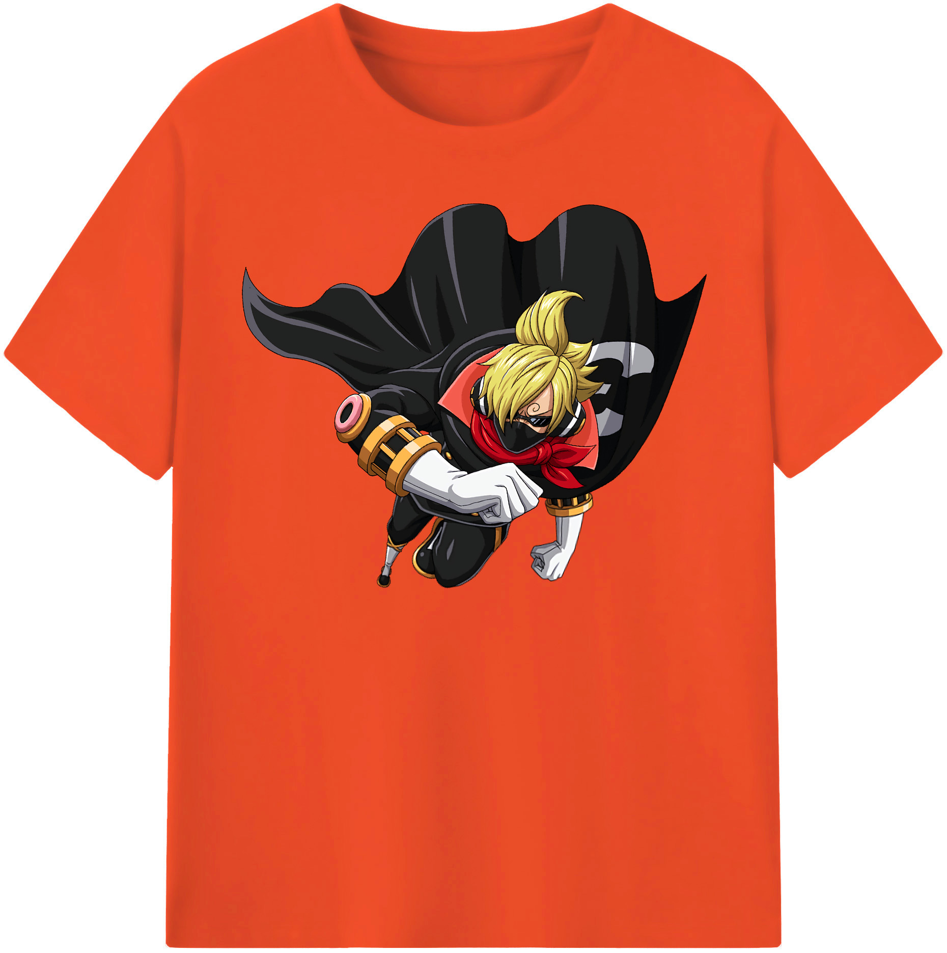 ワンピース サンジ ONE PIECE Sanji 綿100％半袖Tシャツ（フロントプリント）