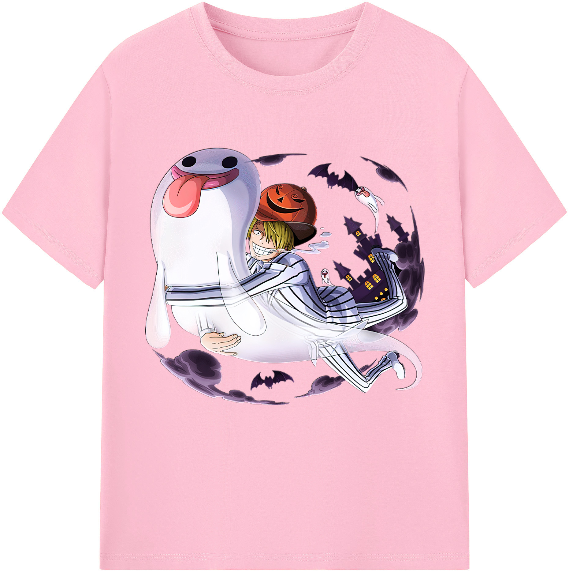 ワンピース サンジ ONE PIECE Sanji 綿100％半袖Tシャツ（フロントプリント）