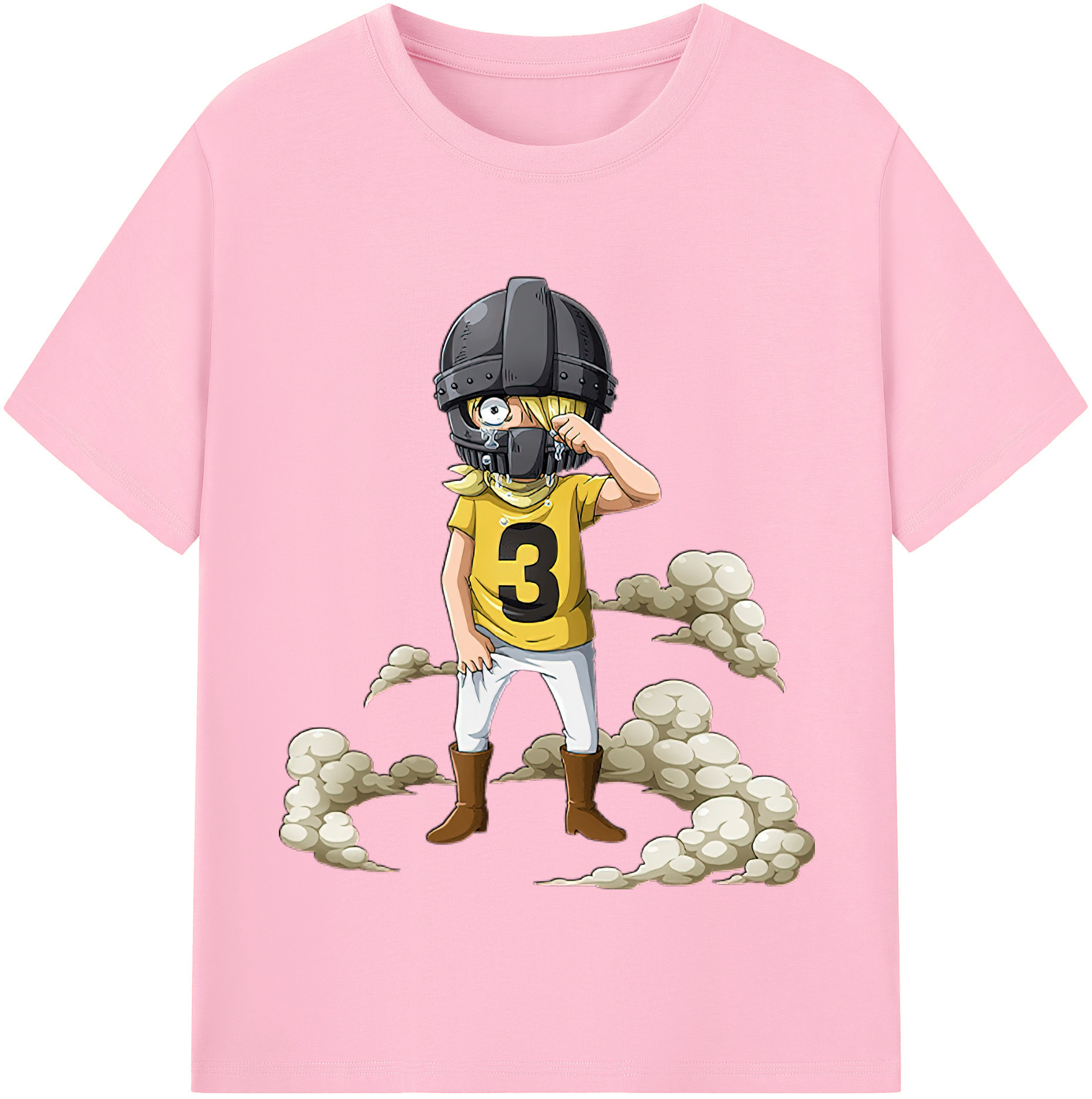ワンピース サンジ ONE PIECE Sanji 綿100％半袖Tシャツ（フロントプリント）