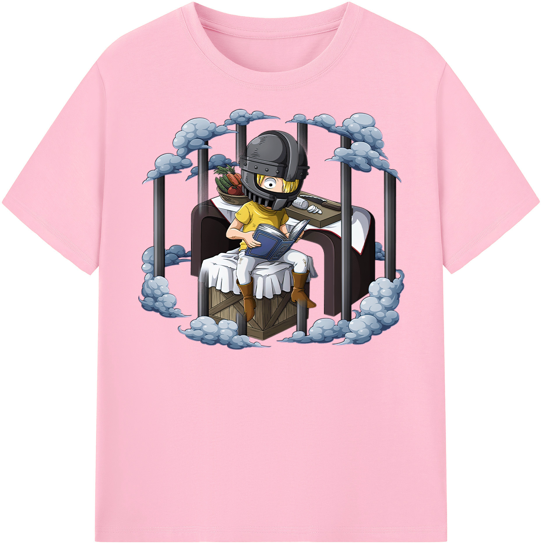 ワンピース サンジ ONE PIECE Sanji 綿100％半袖Tシャツ（フロントプリント）