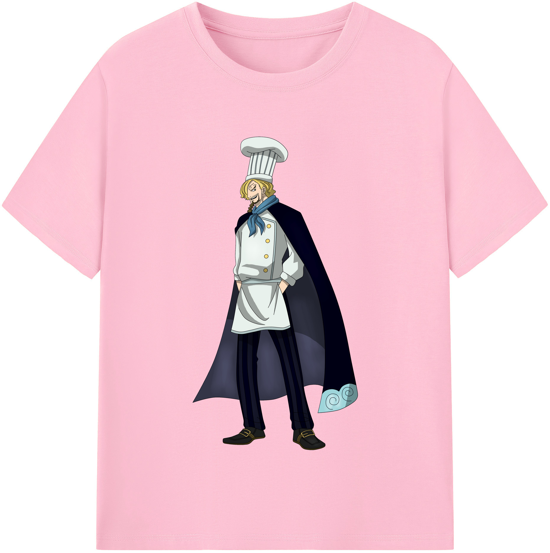 ワンピース サンジ ONE PIECE Sanji 綿100％半袖Tシャツ（フロントプリント）