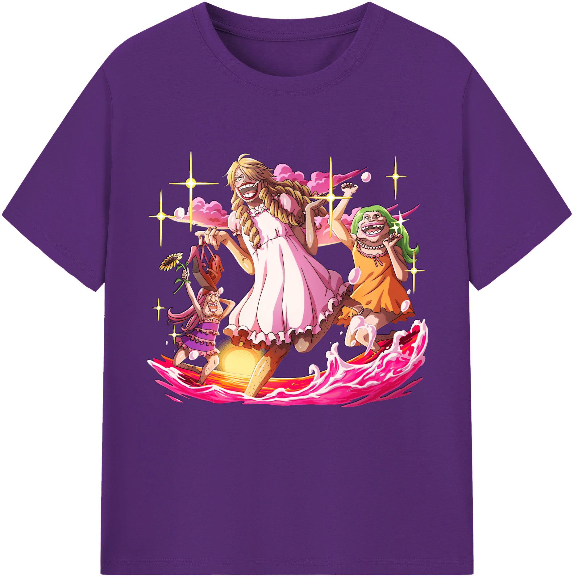 ワンピース サンジ ONE PIECE Sanji 綿100％半袖Tシャツ（フロントプリント）