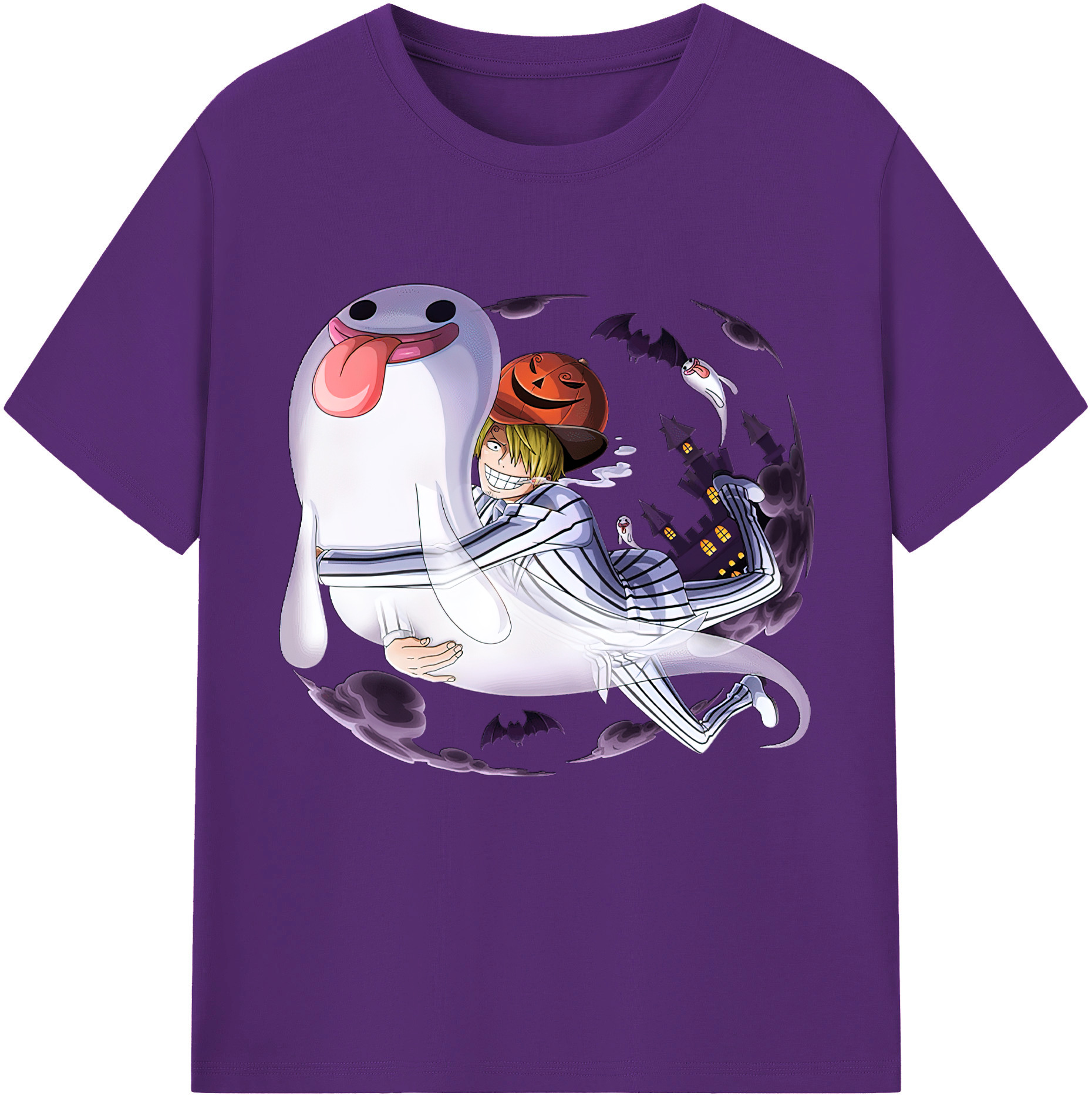 ワンピース サンジ ONE PIECE Sanji 綿100％半袖Tシャツ（フロントプリント）