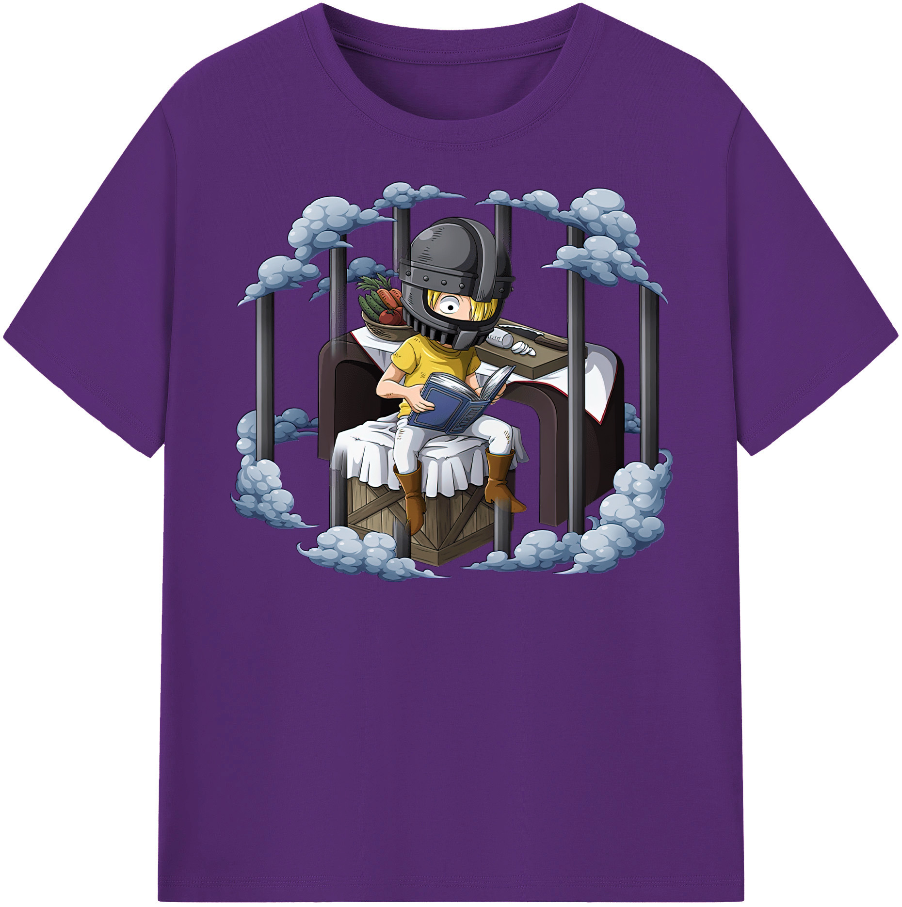ワンピース サンジ ONE PIECE Sanji 綿100％半袖Tシャツ（フロントプリント）