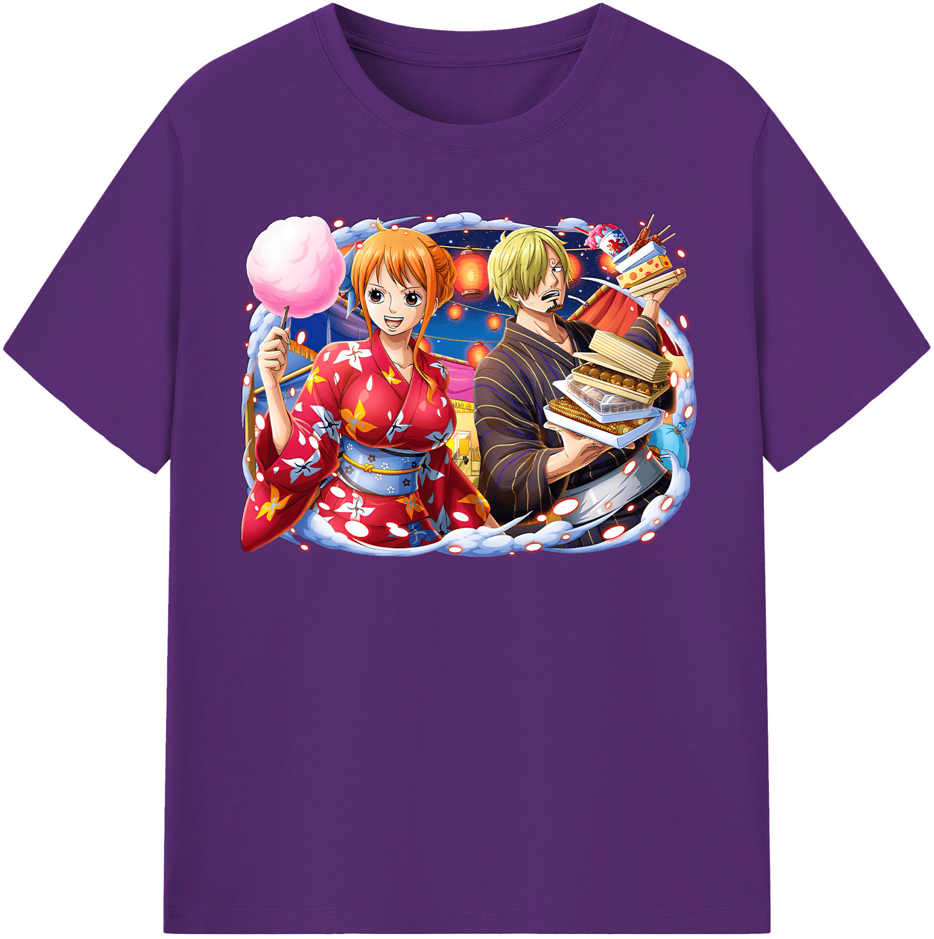ワンピース サンジ ONE PIECE Sanji 綿100％半袖Tシャツ（フロントプリント）