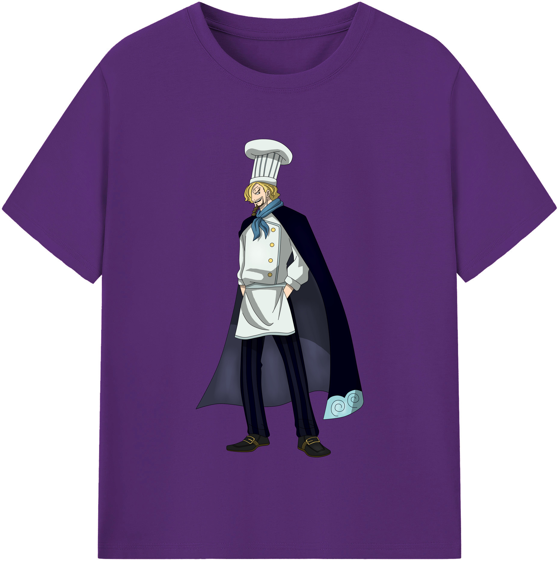 ワンピース サンジ ONE PIECE Sanji 綿100％半袖Tシャツ（フロントプリント）