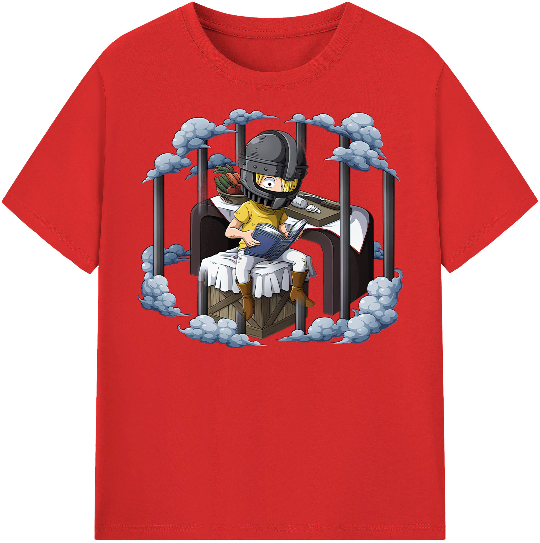 ワンピース サンジ ONE PIECE Sanji 綿100％半袖Tシャツ（フロントプリント）