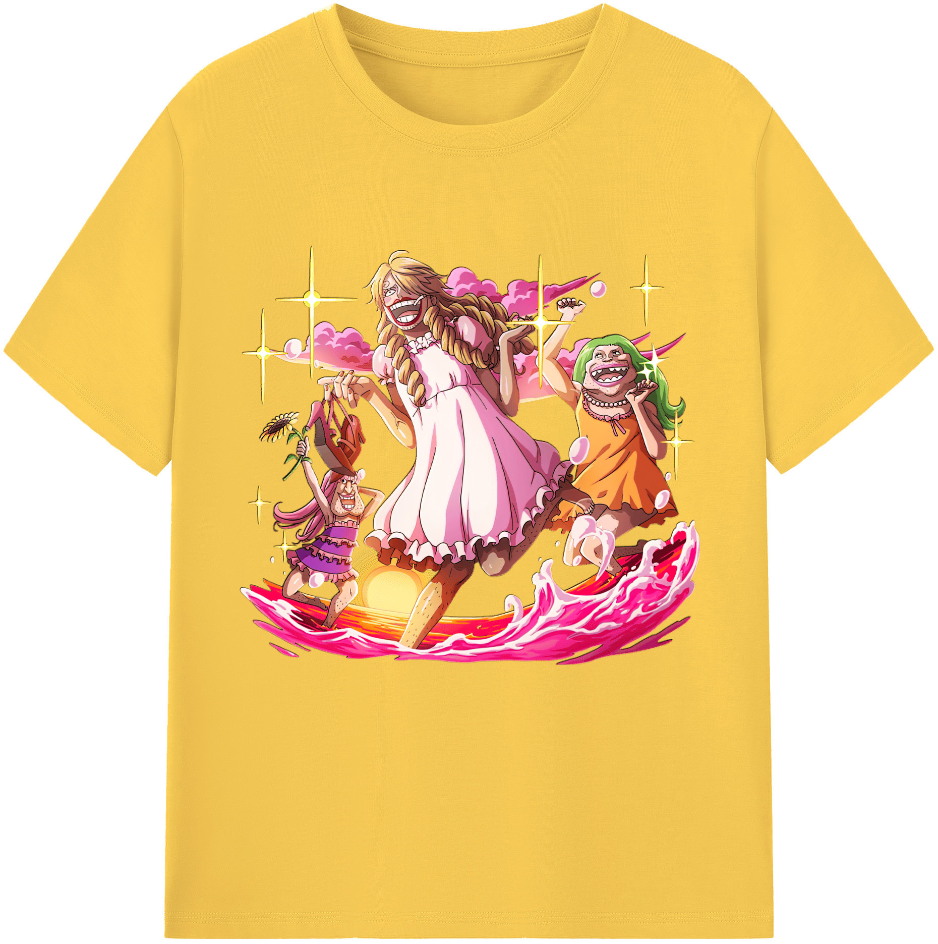 ワンピース サンジ ONE PIECE Sanji 綿100％半袖Tシャツ（フロントプリント）