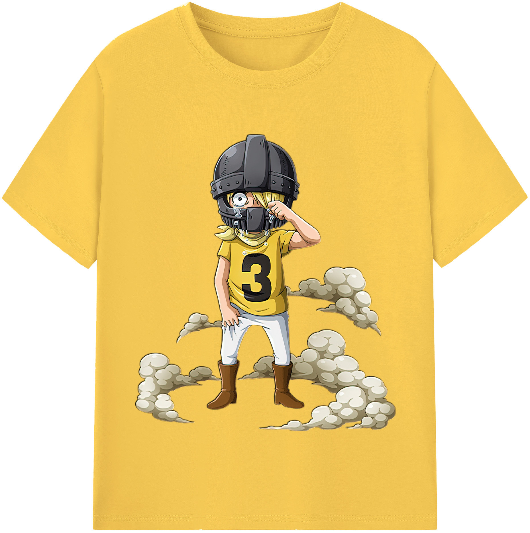 ワンピース サンジ ONE PIECE Sanji 綿100％半袖Tシャツ（フロントプリント）