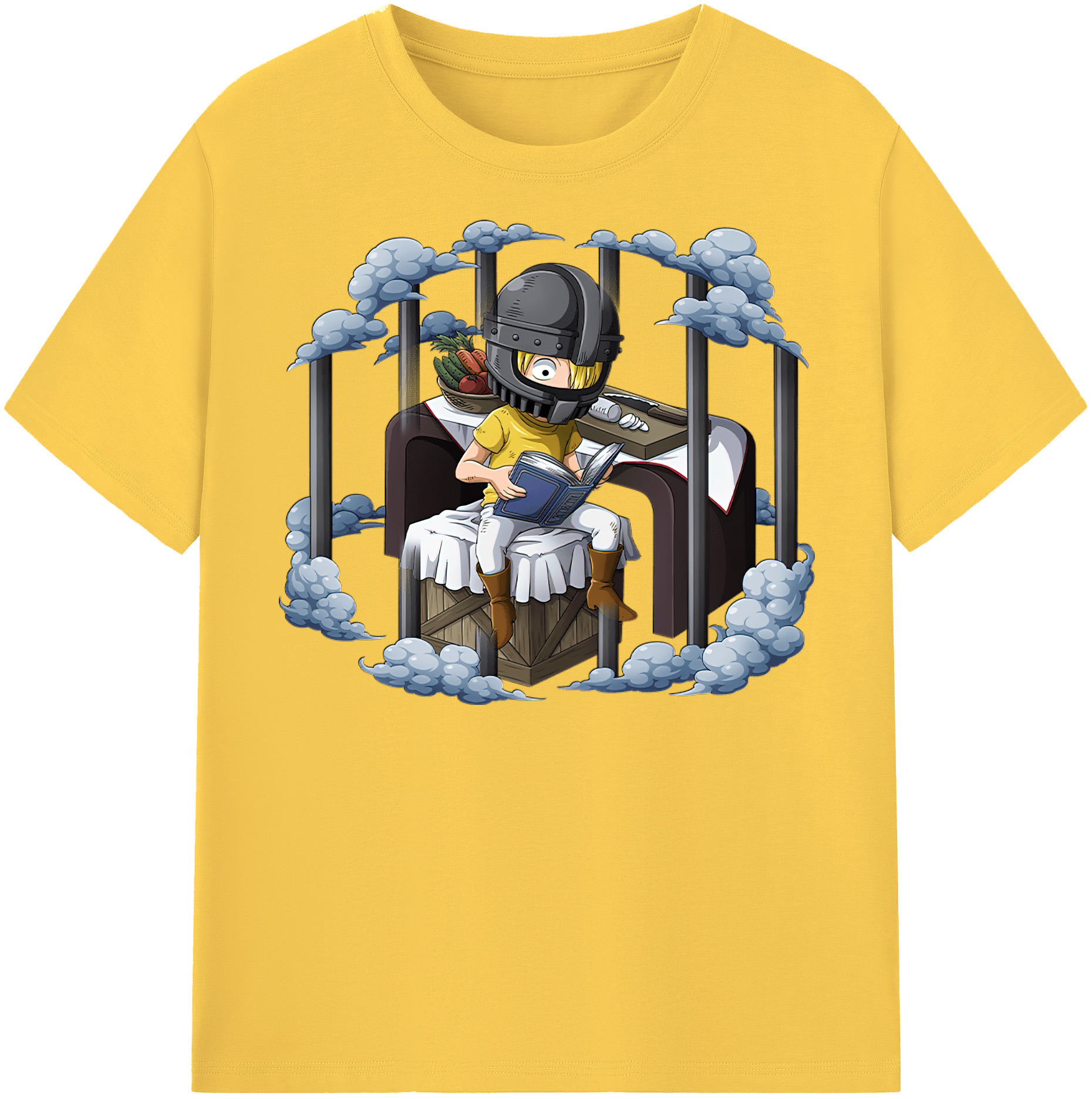 ワンピース サンジ ONE PIECE Sanji 綿100％半袖Tシャツ（フロントプリント）