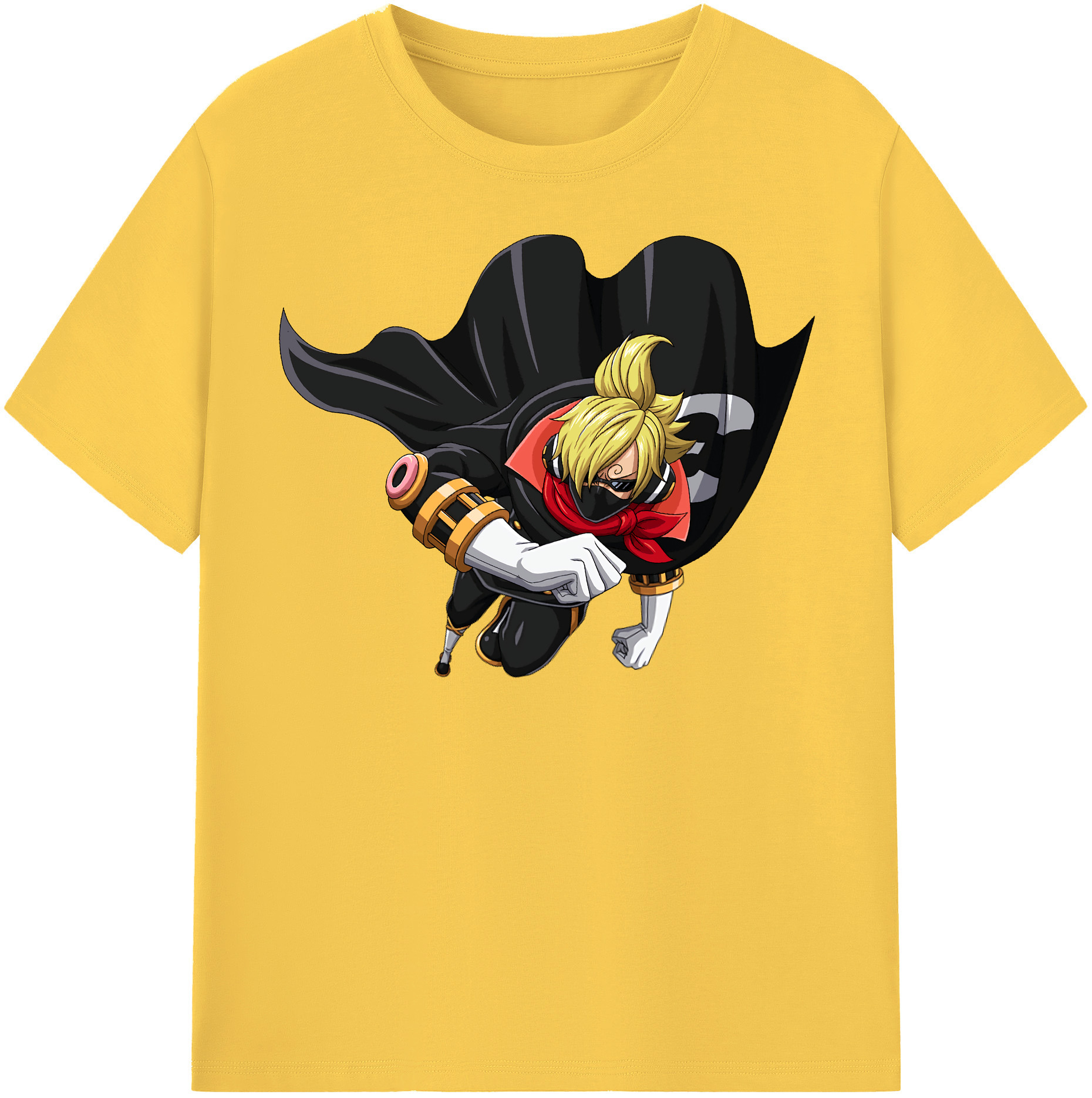 ワンピース サンジ ONE PIECE Sanji 綿100％半袖Tシャツ（フロントプリント）