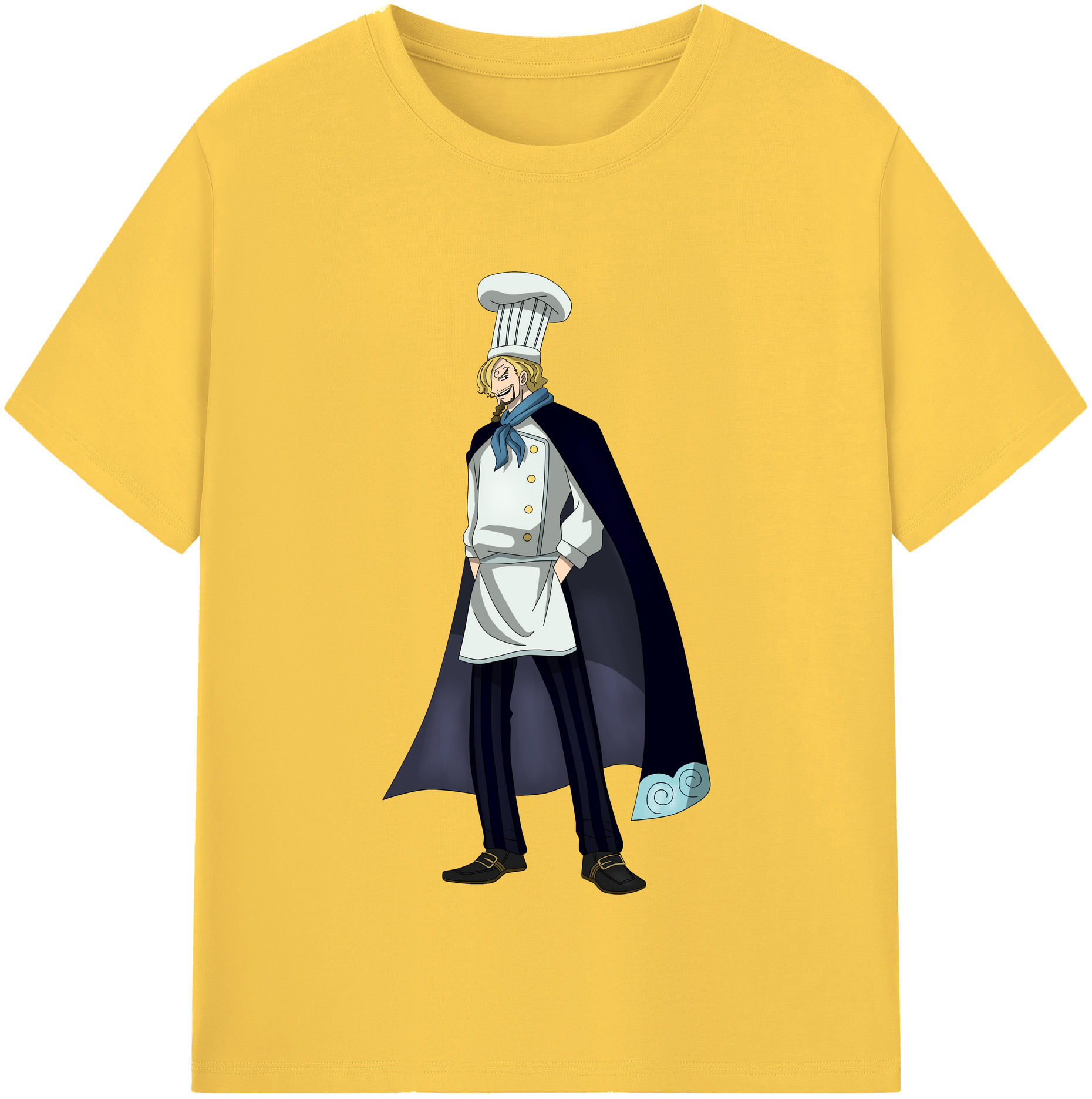 ワンピース サンジ ONE PIECE Sanji 綿100％半袖Tシャツ（フロントプリント）