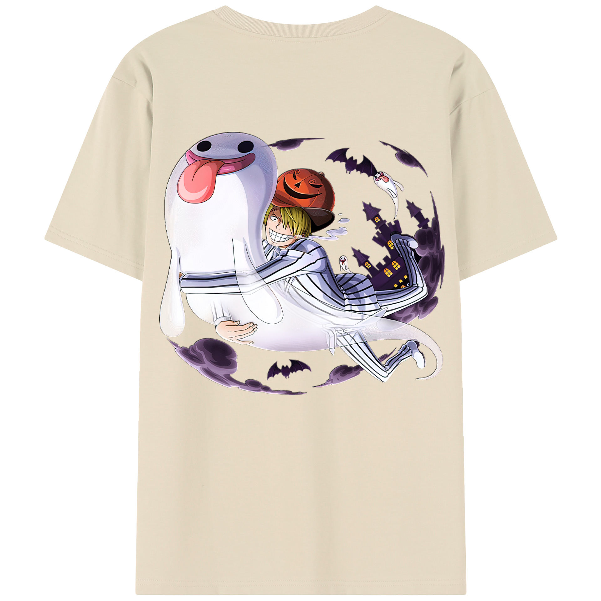 ワンピース サンジ ONE PIECE Sanji 綿100％半袖Tシャツ（背面プリント）