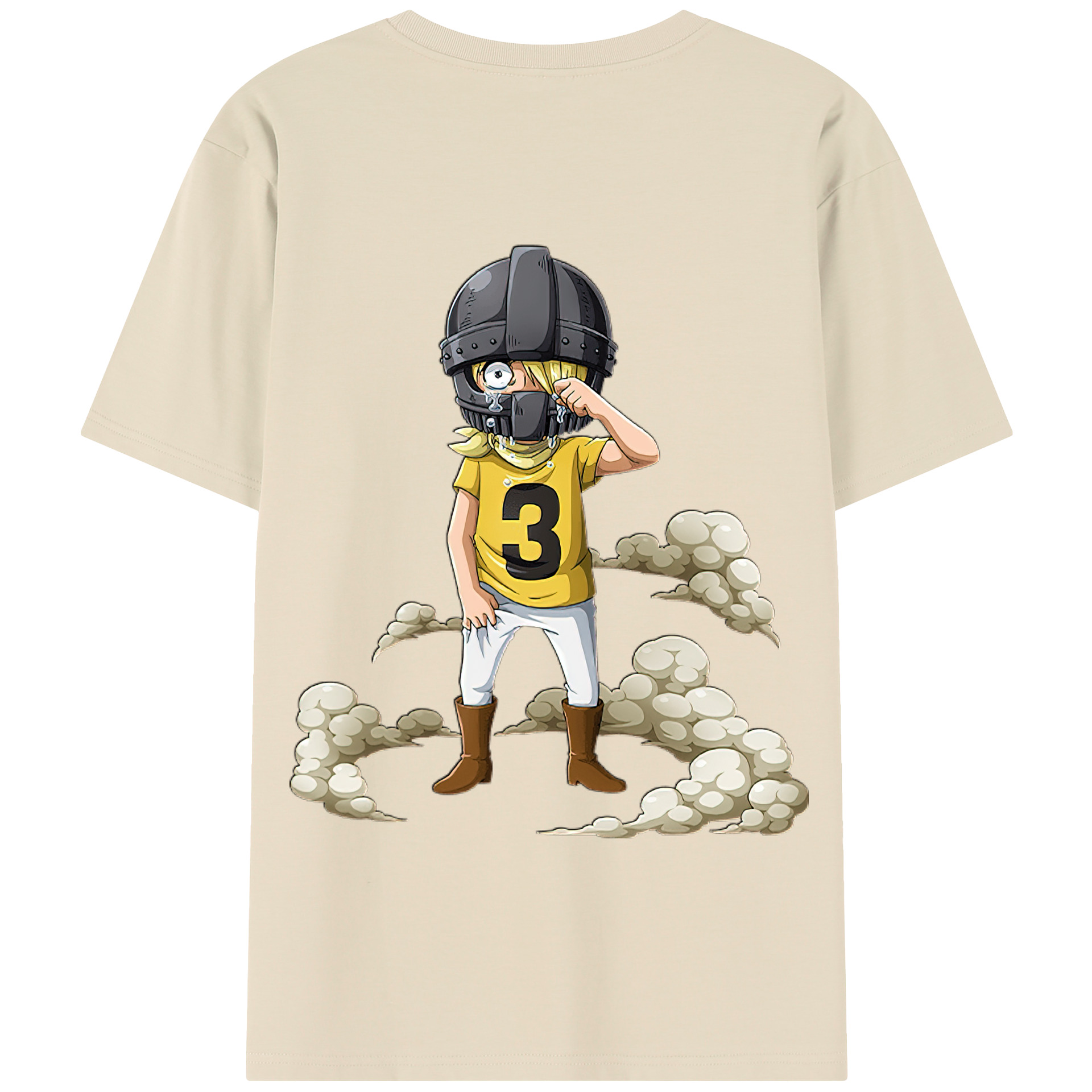 ワンピース サンジ ONE PIECE Sanji 綿100％半袖Tシャツ（背面プリント）