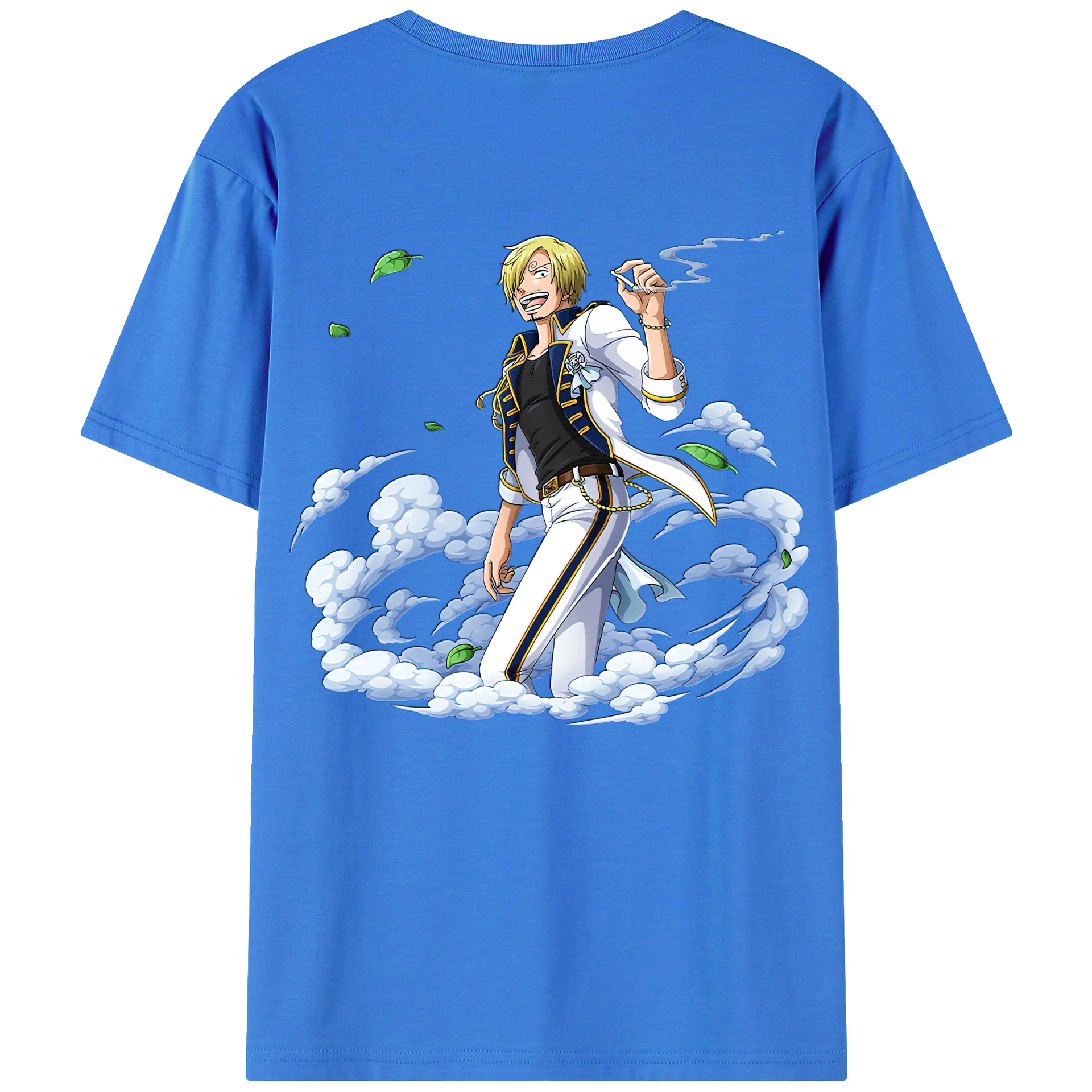 ワンピース サンジ ONE PIECE Sanji 綿100％半袖Tシャツ（背面プリント）