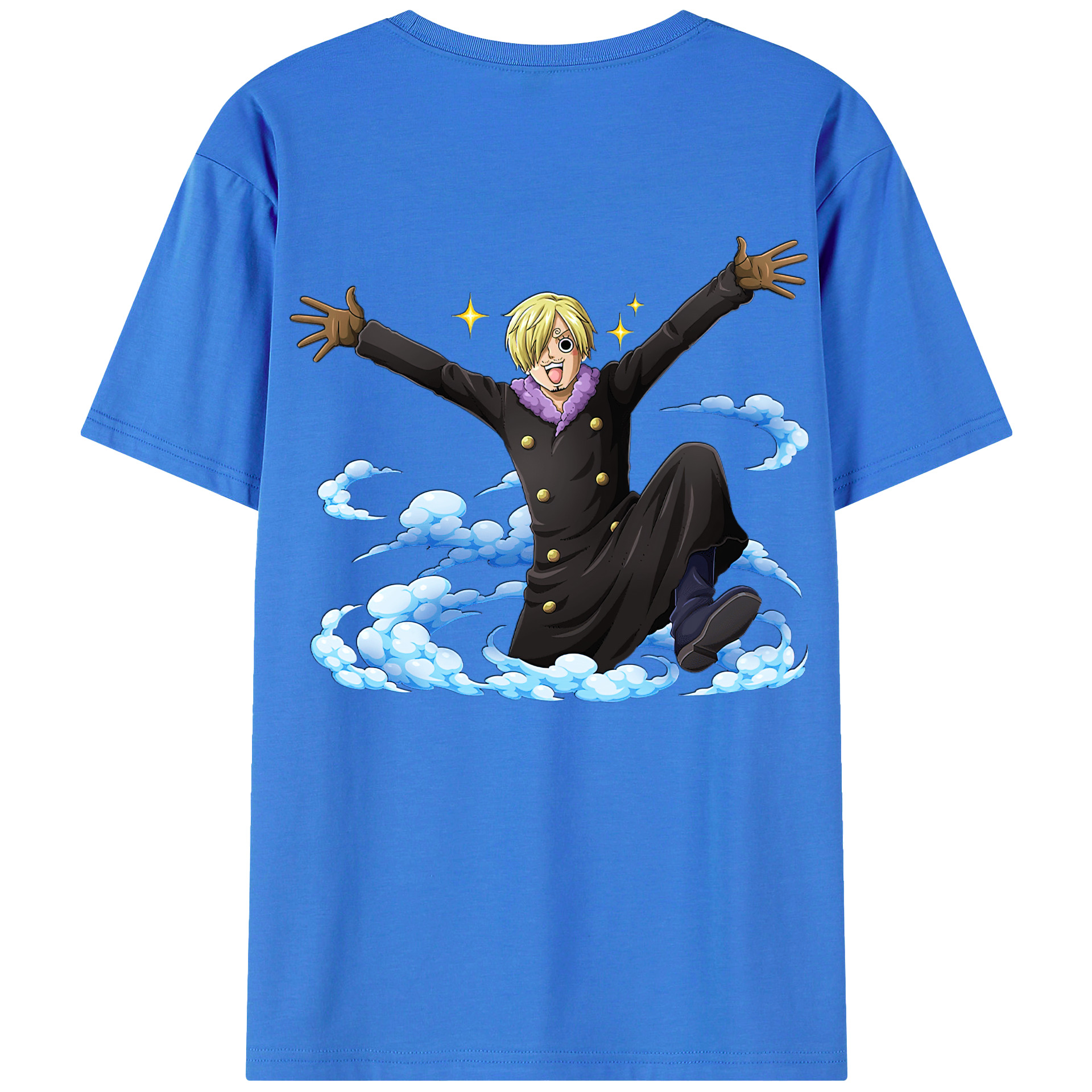 ワンピース サンジ ONE PIECE Sanji 綿100％半袖Tシャツ（背面プリント）