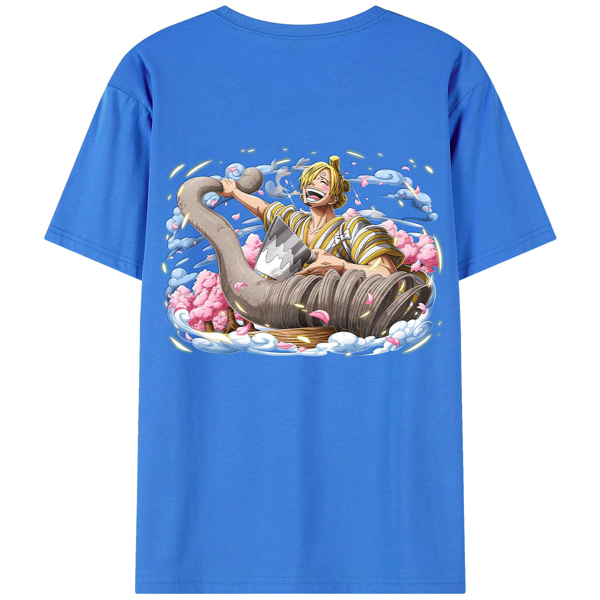 ワンピース サンジ ONE PIECE Sanji 綿100％半袖Tシャツ（背面プリント）