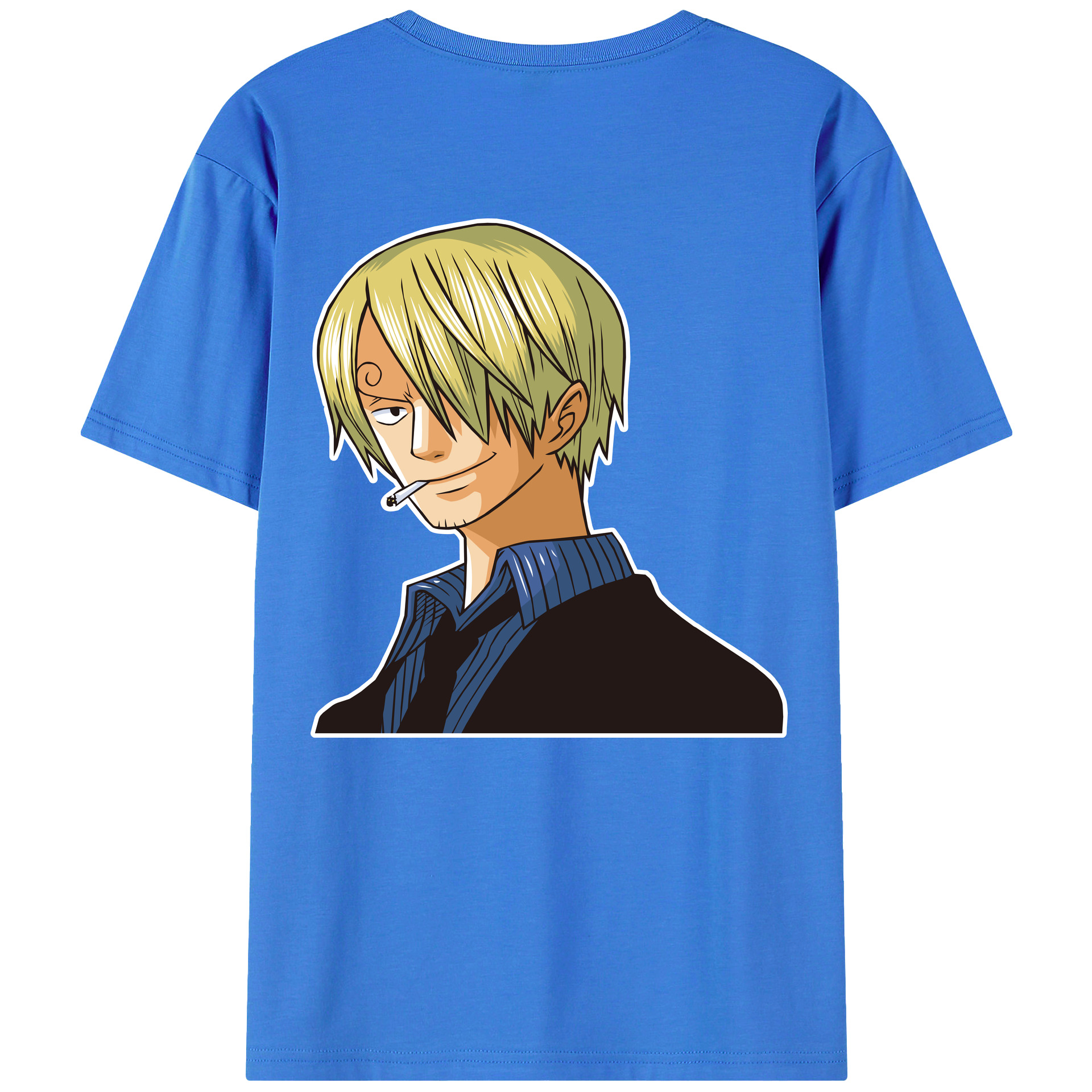 ワンピース サンジ ONE PIECE Sanji 綿100％半袖Tシャツ（背面プリント）