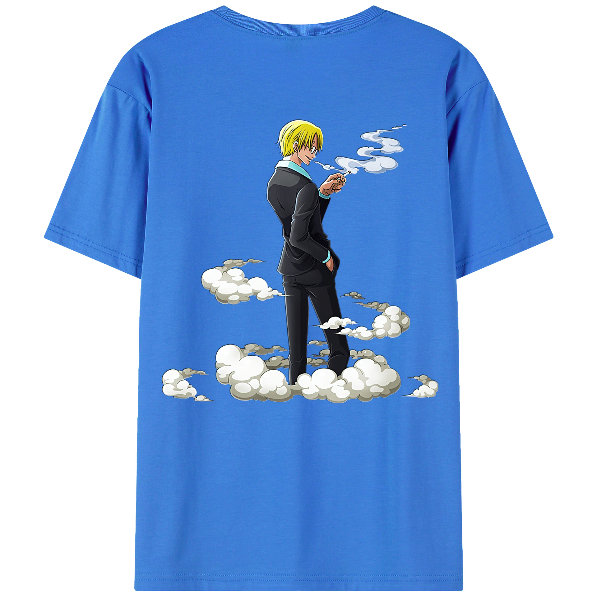 ワンピース サンジ ONE PIECE Sanji 綿100％半袖Tシャツ（背面プリント）