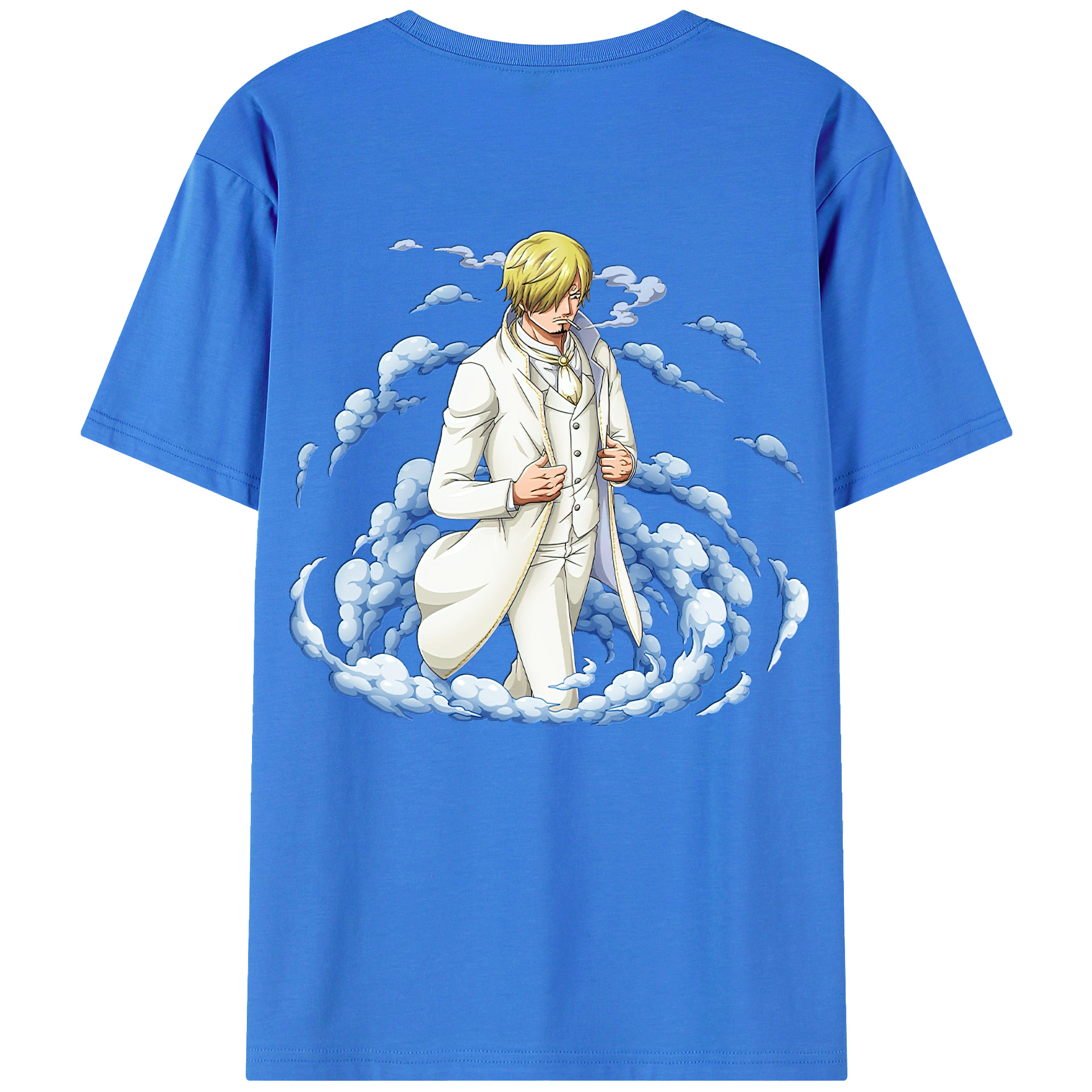 ワンピース サンジ ONE PIECE Sanji 綿100％半袖Tシャツ（背面プリント）