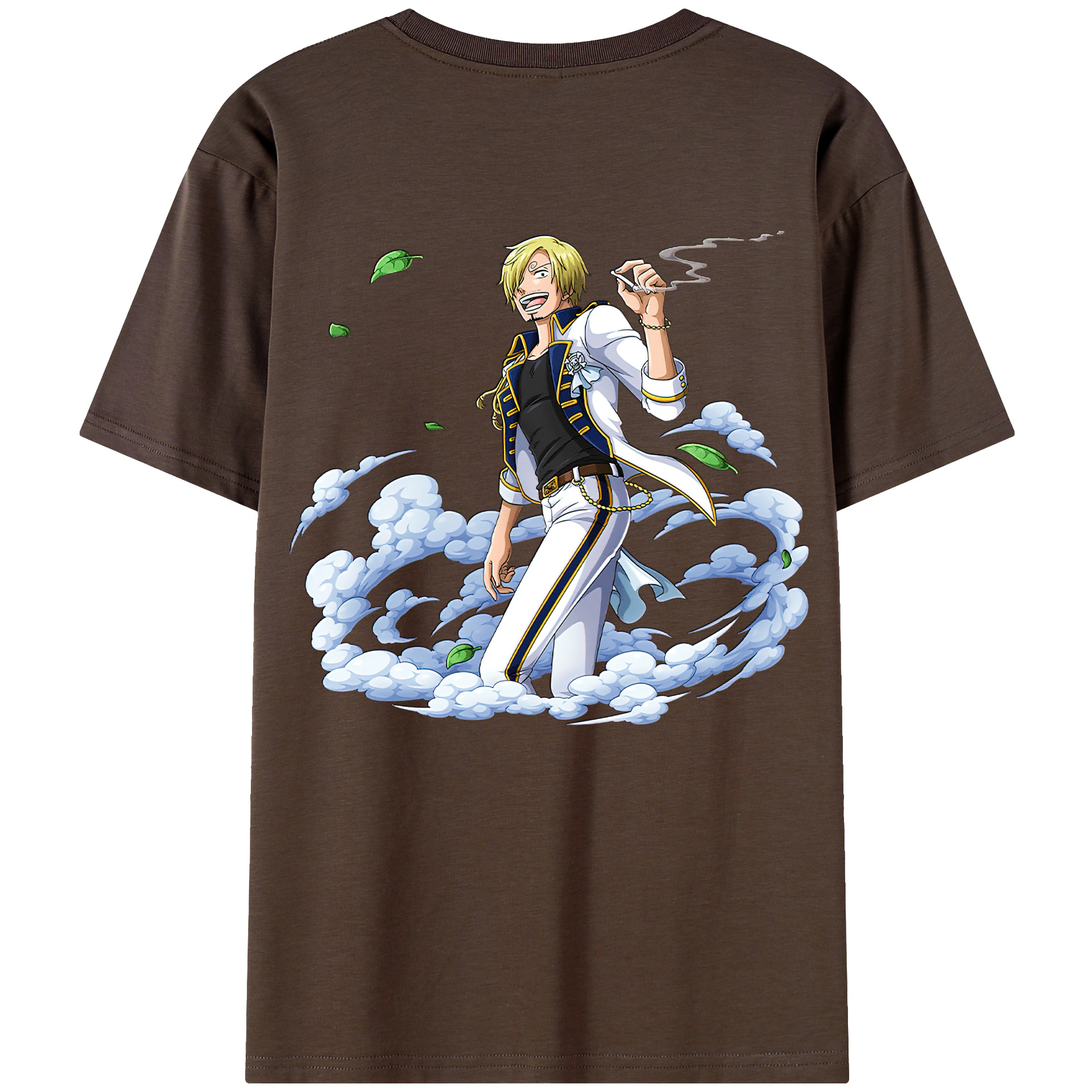 ワンピース サンジ ONE PIECE Sanji 綿100％半袖Tシャツ（背面プリント）