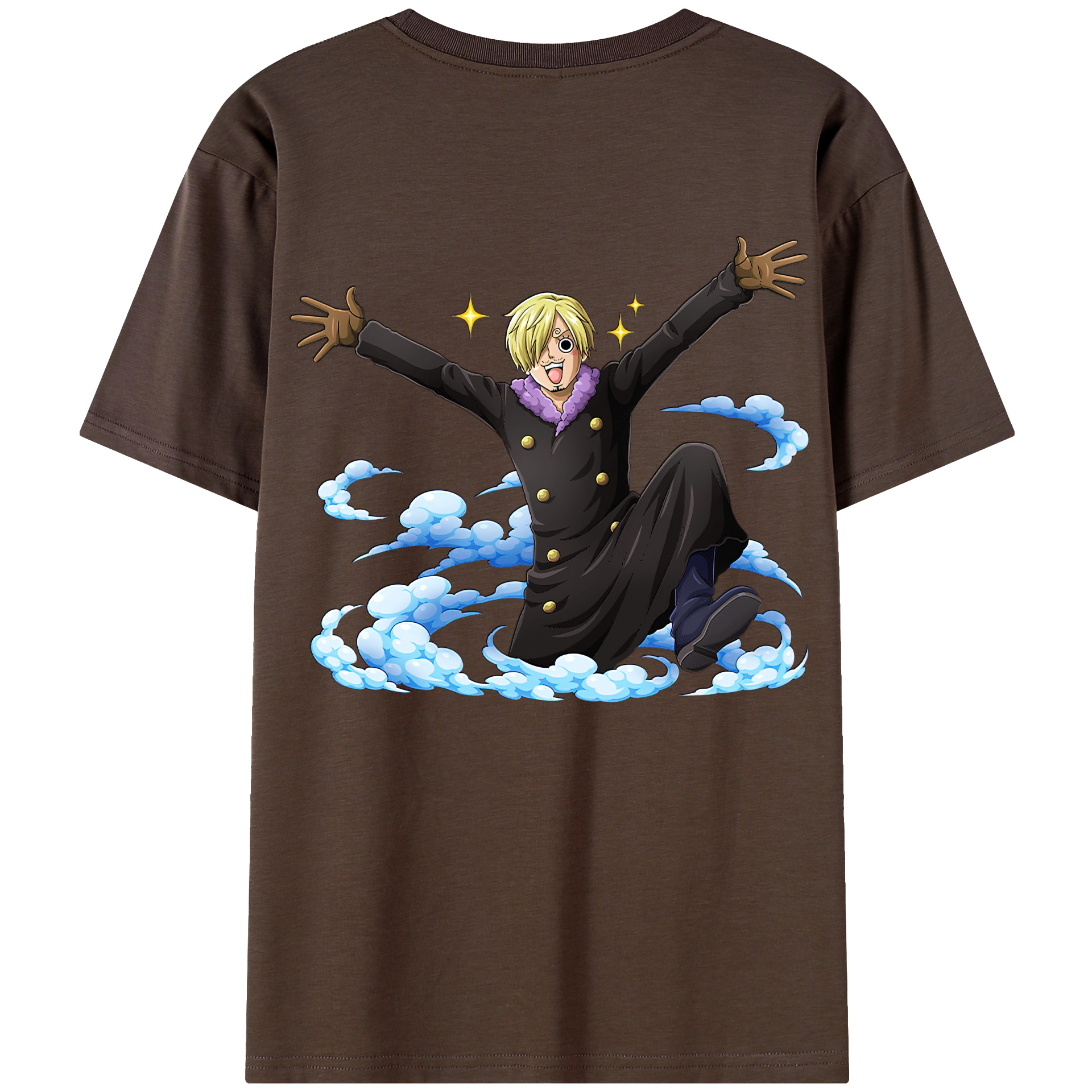 ワンピース サンジ ONE PIECE Sanji 綿100％半袖Tシャツ（背面プリント）