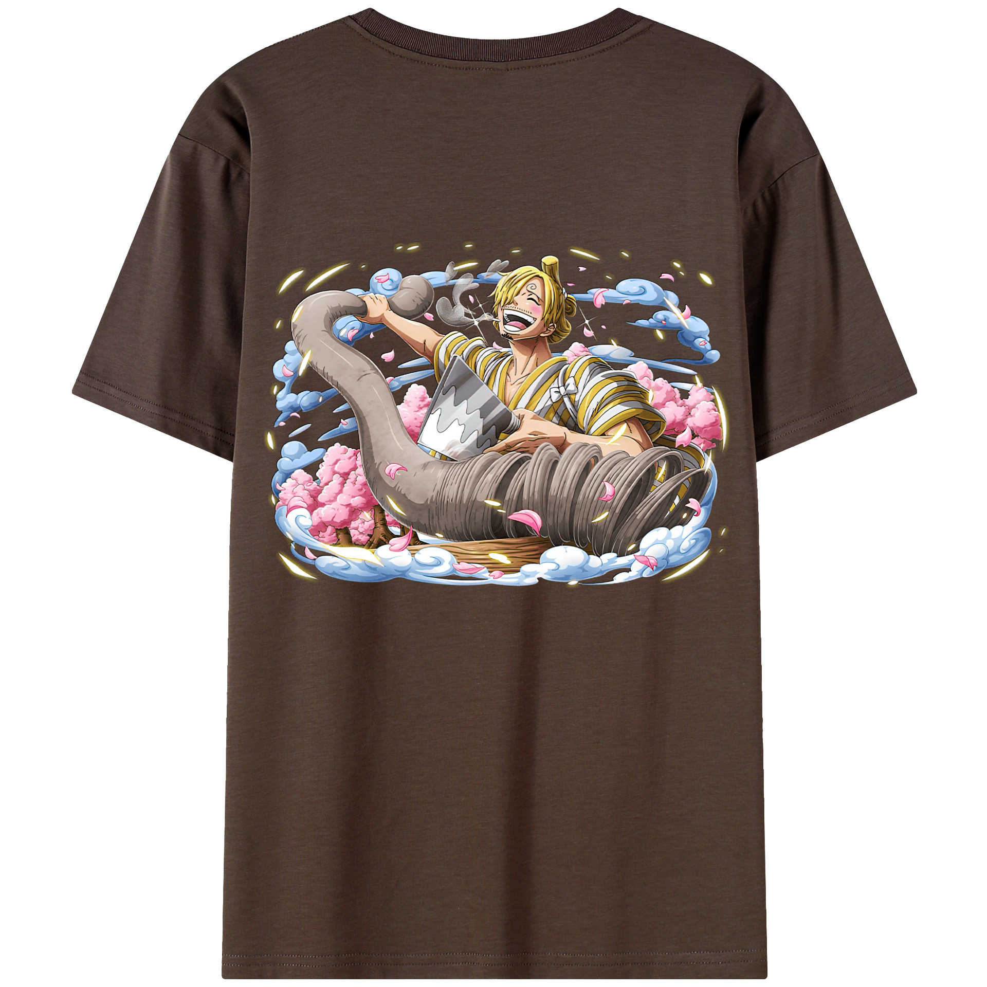 ワンピース サンジ ONE PIECE Sanji 綿100％半袖Tシャツ（背面プリント）
