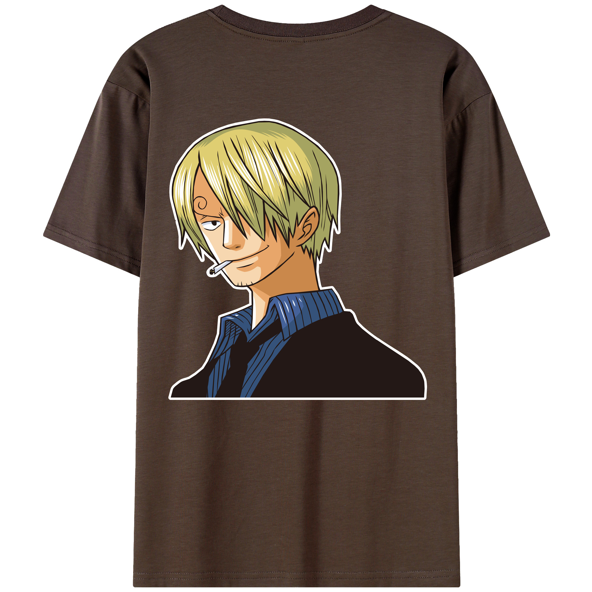 ワンピース サンジ ONE PIECE Sanji 綿100％半袖Tシャツ（背面プリント）