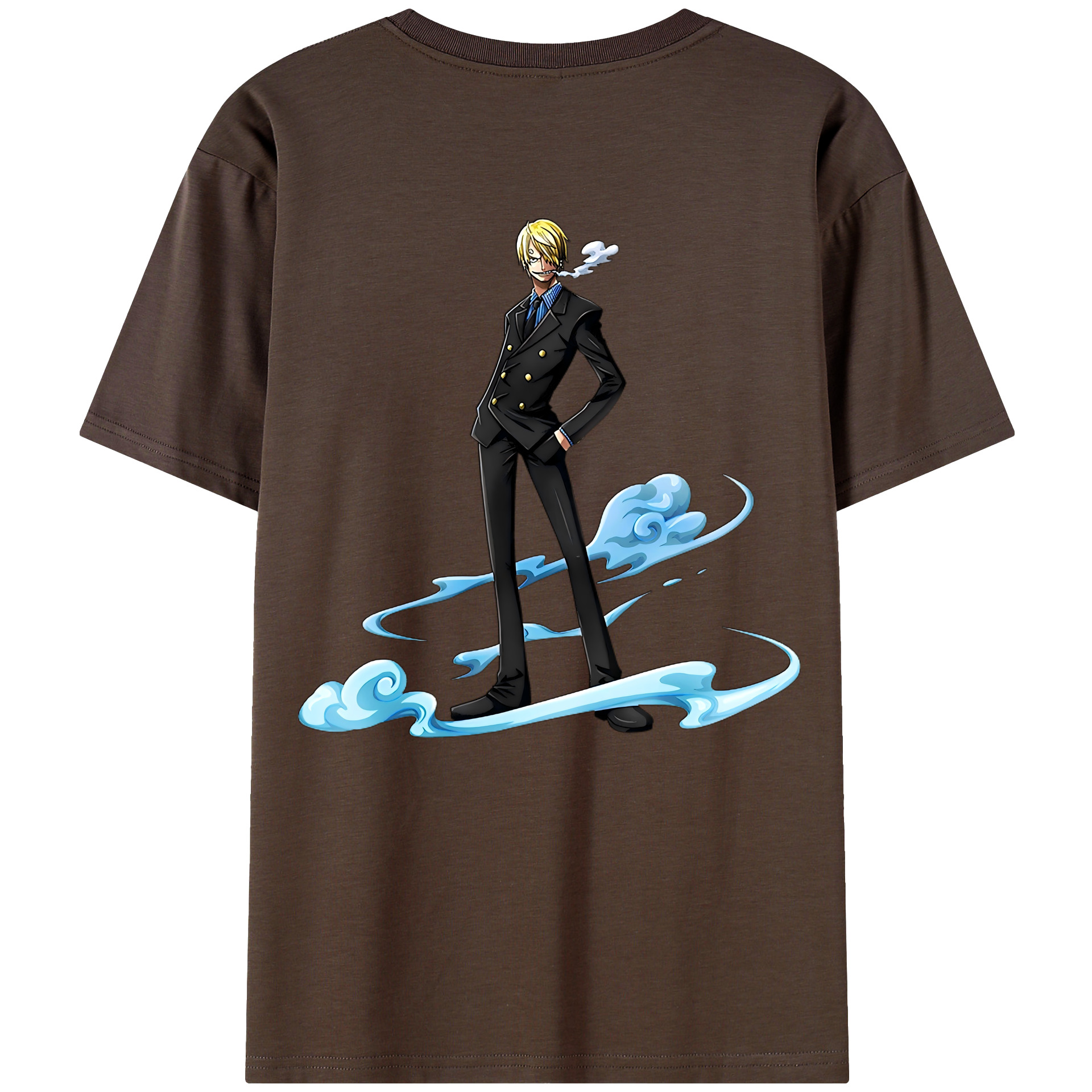 ワンピース サンジ ONE PIECE Sanji 綿100％半袖Tシャツ（背面プリント）