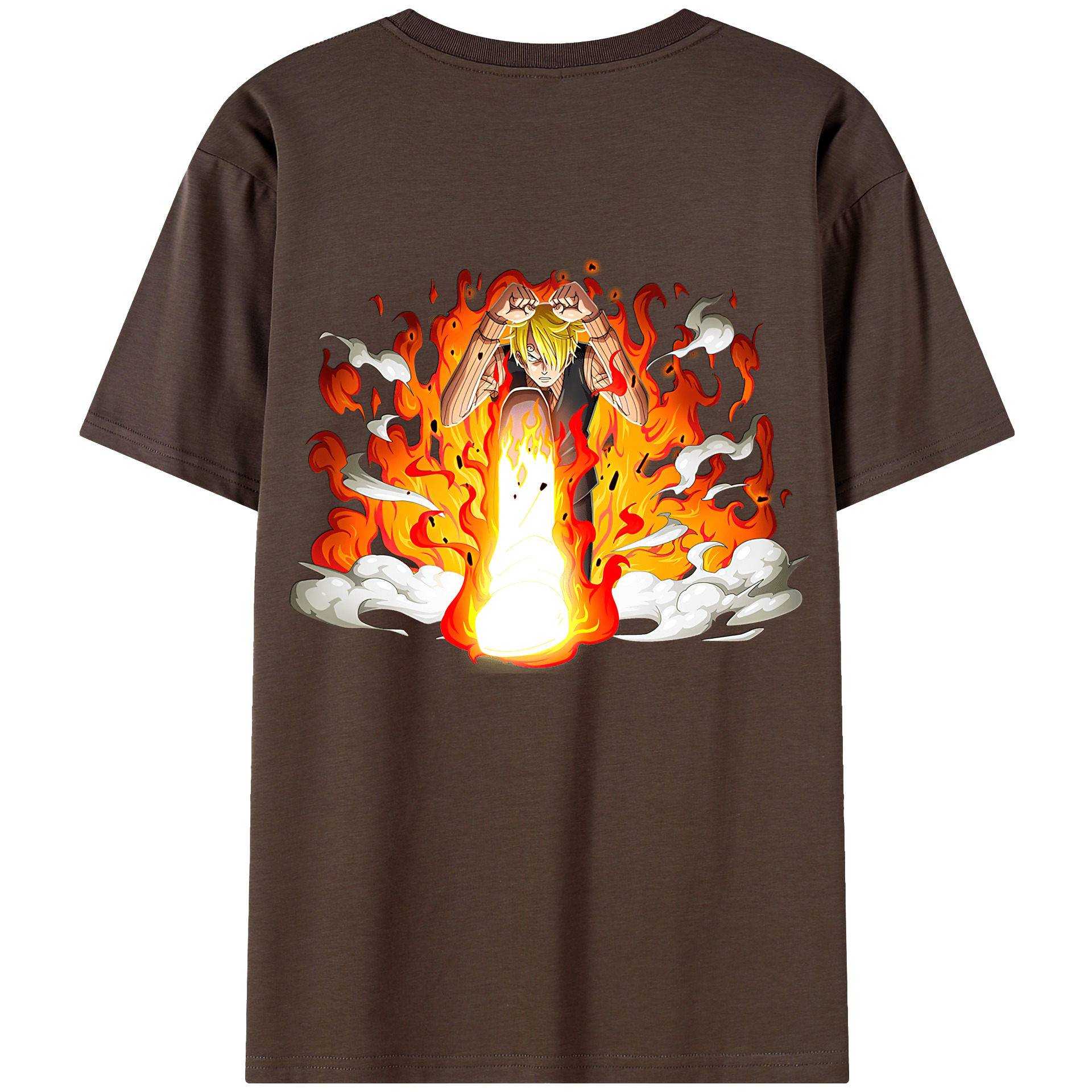 ワンピース サンジ ONE PIECE Sanji 綿100％半袖Tシャツ（背面プリント）