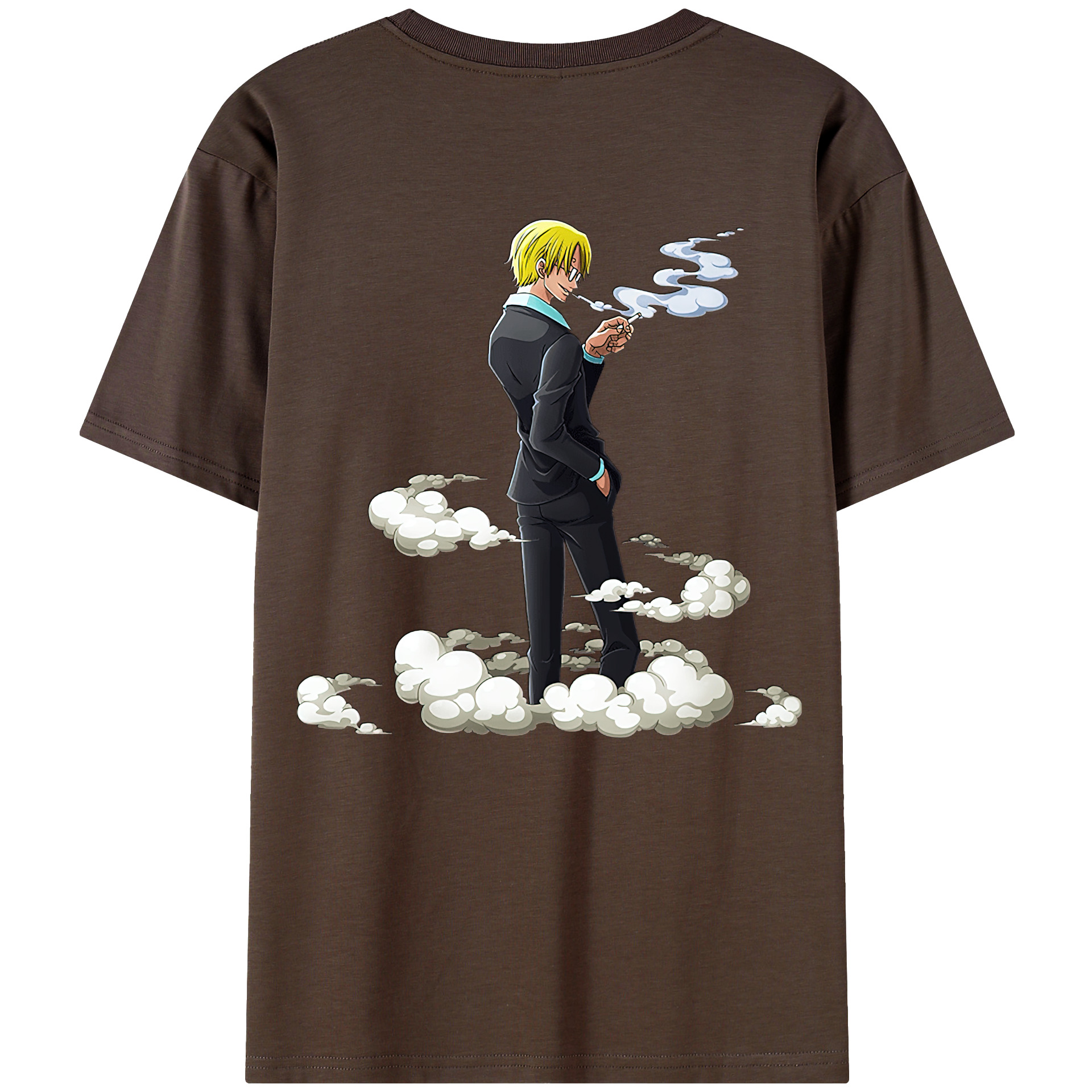 ワンピース サンジ ONE PIECE Sanji 綿100％半袖Tシャツ（背面プリント）