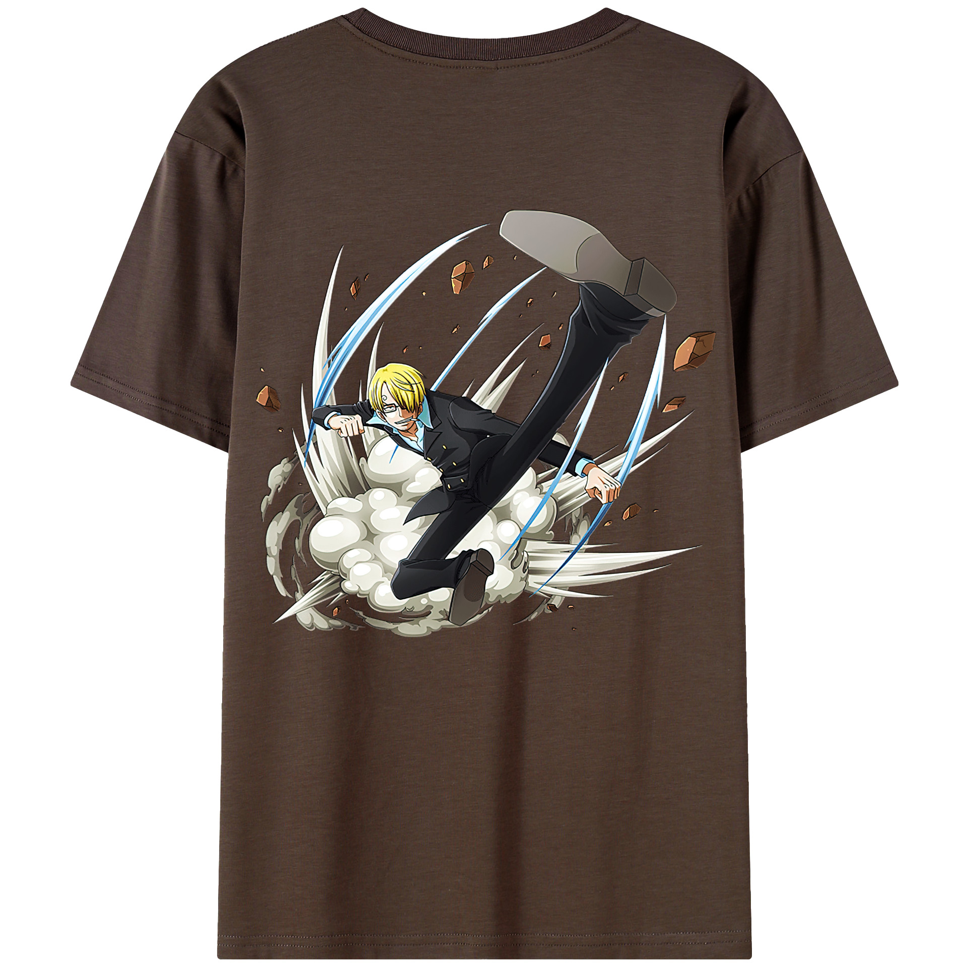 ワンピース サンジ ONE PIECE Sanji 綿100％半袖Tシャツ（背面プリント）