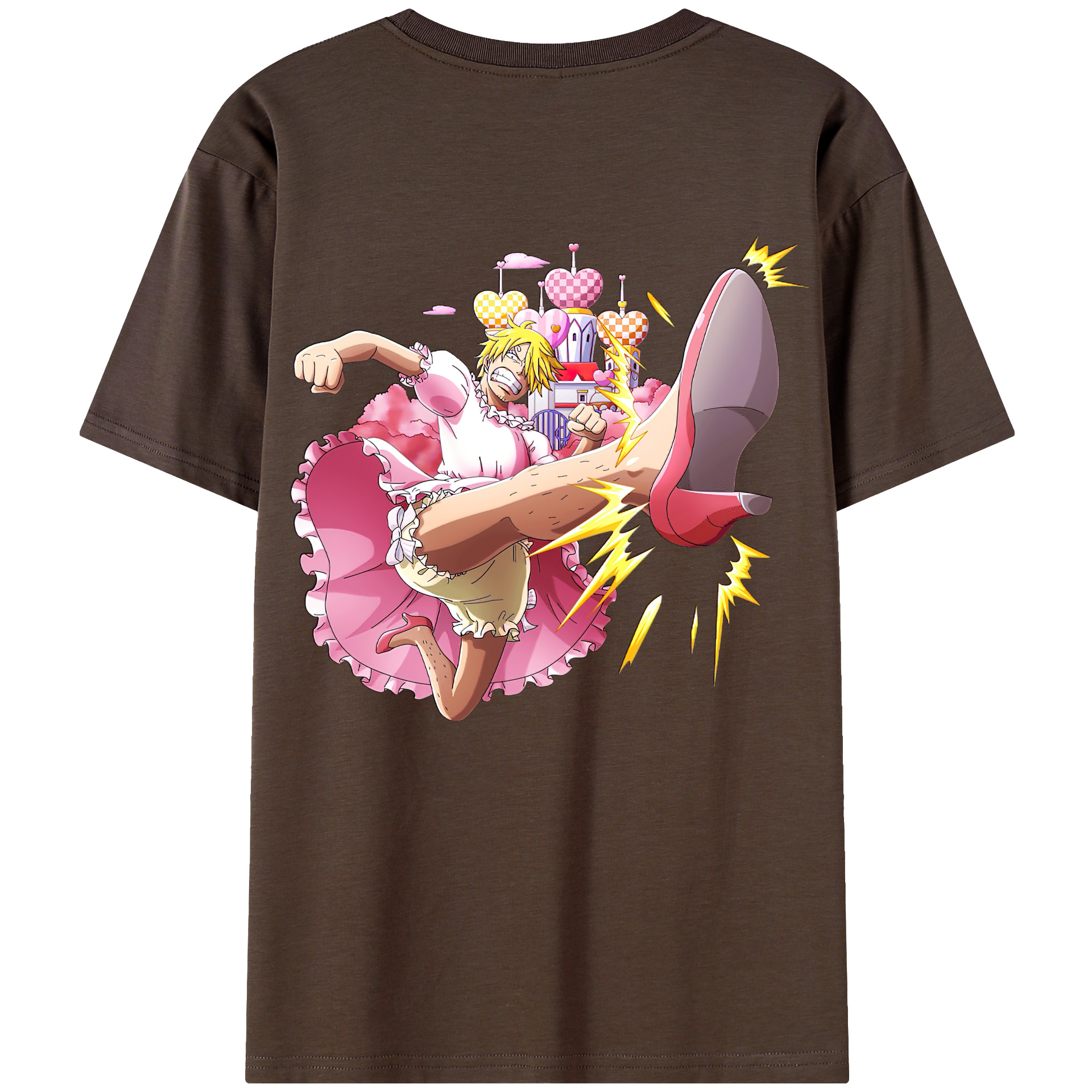 ワンピース サンジ ONE PIECE Sanji 綿100％半袖Tシャツ（背面プリント）