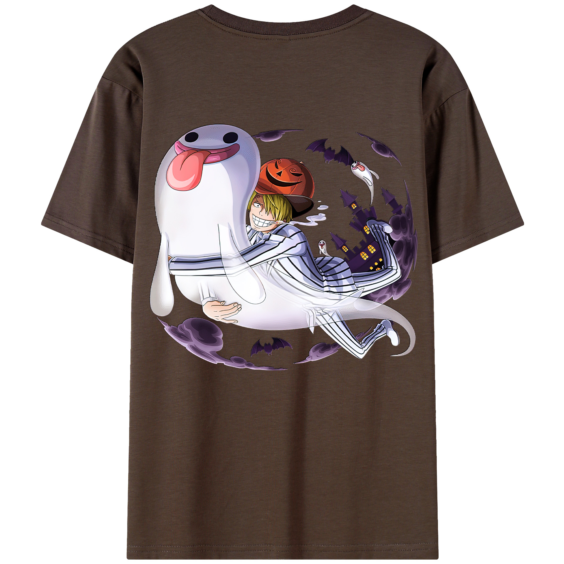 ワンピース サンジ ONE PIECE Sanji 綿100％半袖Tシャツ（背面プリント）