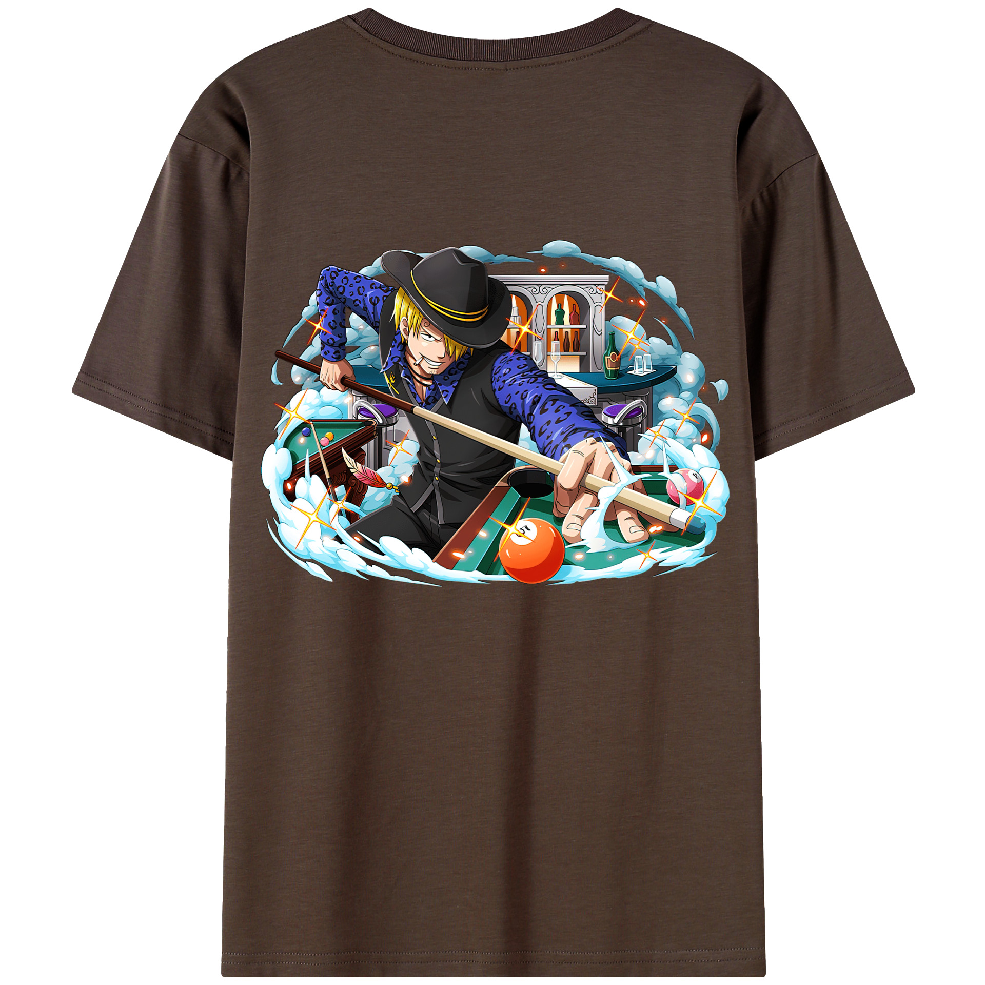 ワンピース サンジ ONE PIECE Sanji 綿100％半袖Tシャツ（背面プリント）