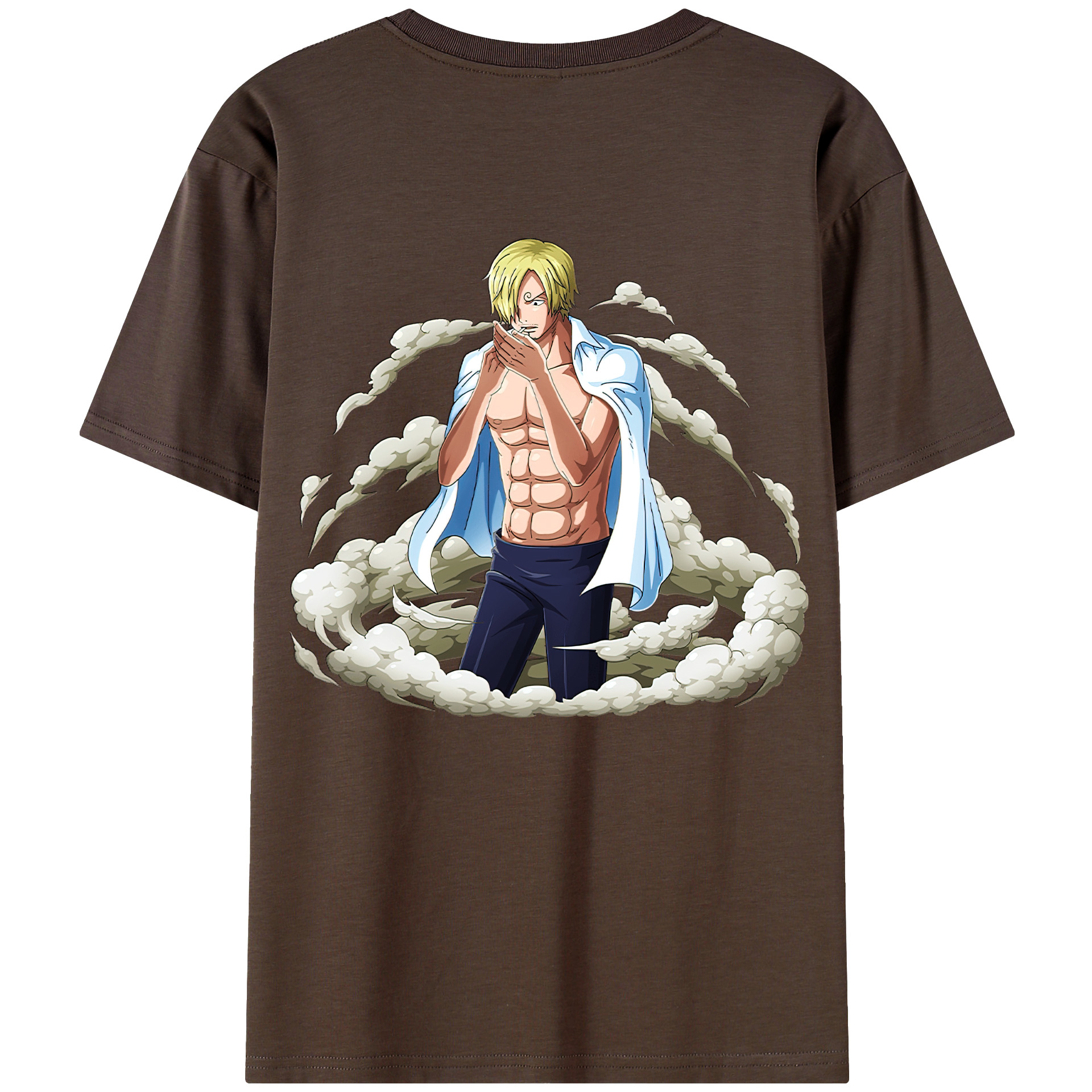 ワンピース サンジ ONE PIECE Sanji 綿100％半袖Tシャツ（背面プリント）