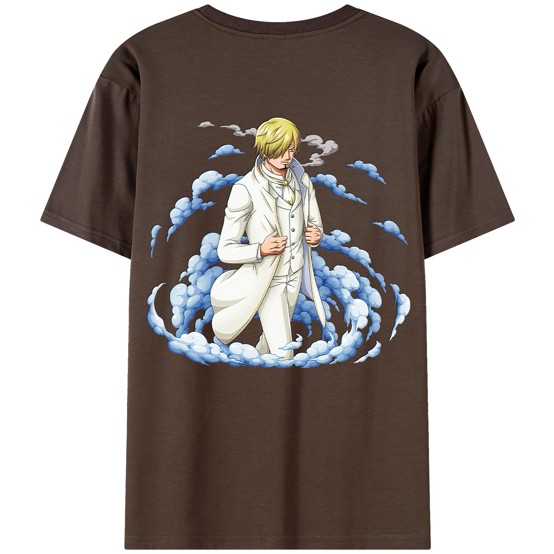 ワンピース サンジ ONE PIECE Sanji 綿100％半袖Tシャツ（背面プリント）