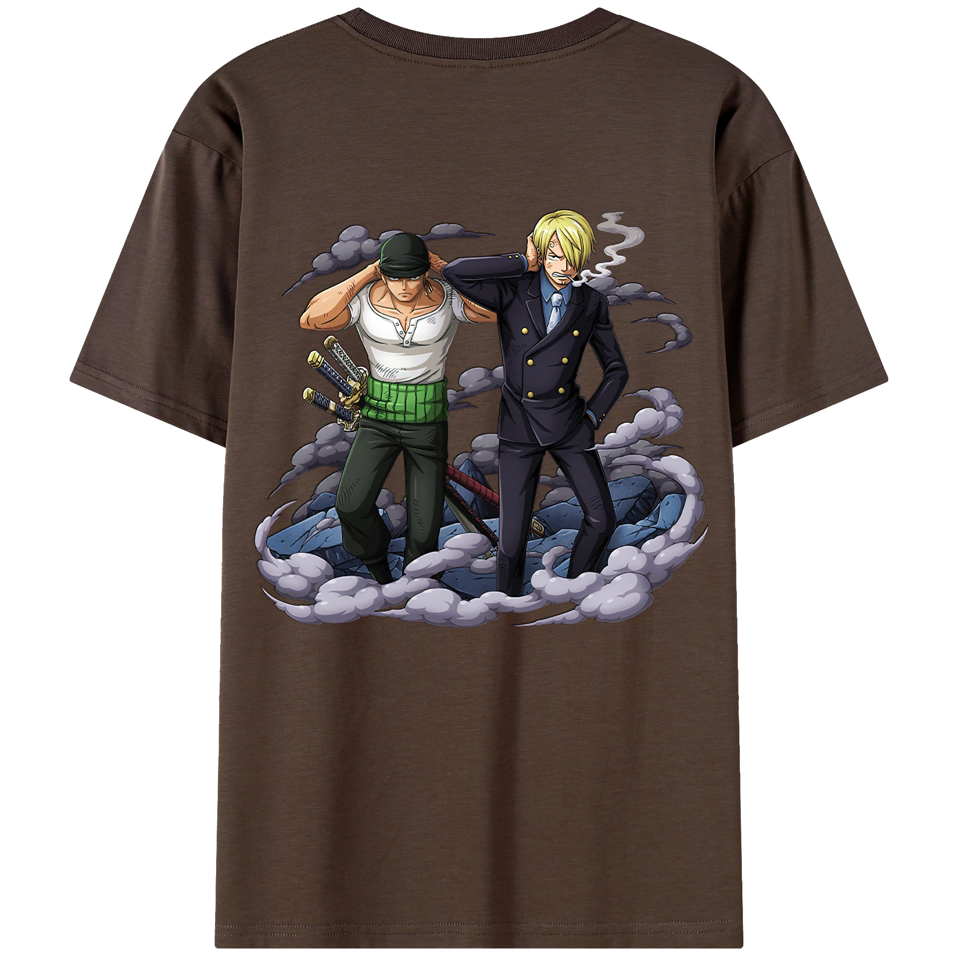 ワンピース サンジ ONE PIECE Sanji 綿100％半袖Tシャツ（背面プリント）