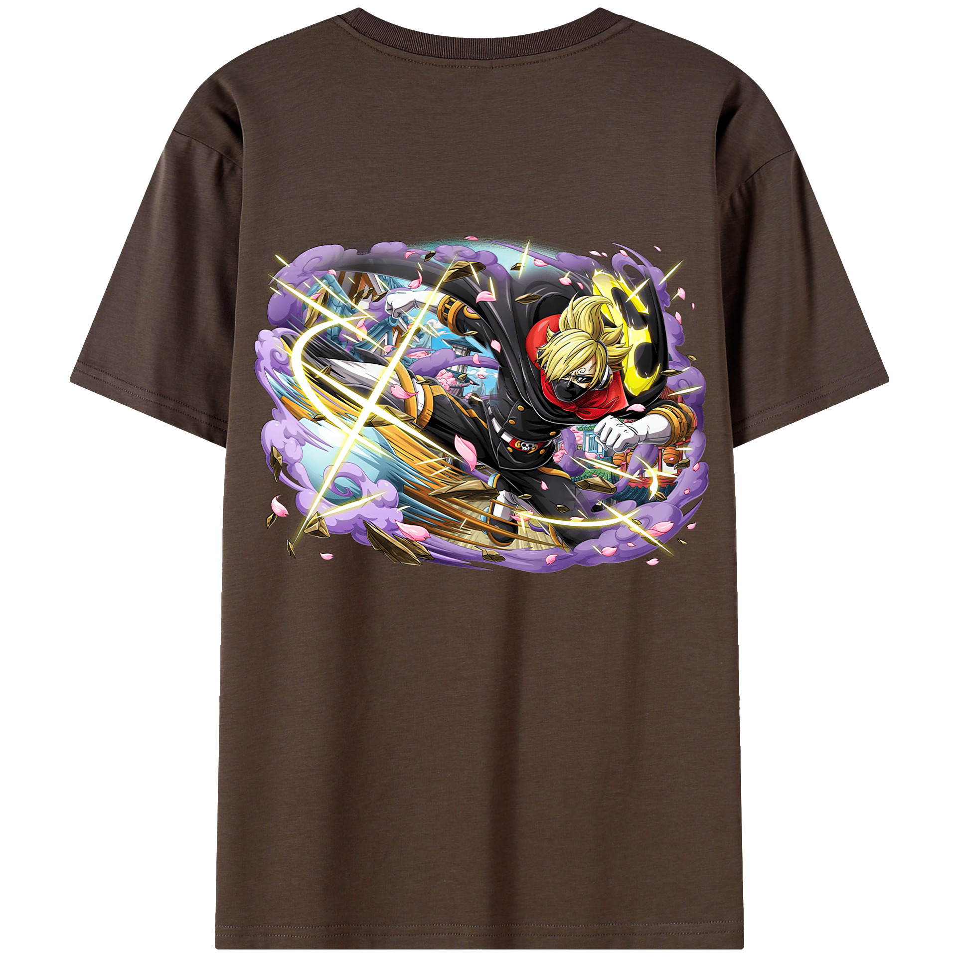 ワンピース サンジ ONE PIECE Sanji 綿100％半袖Tシャツ（背面プリント）