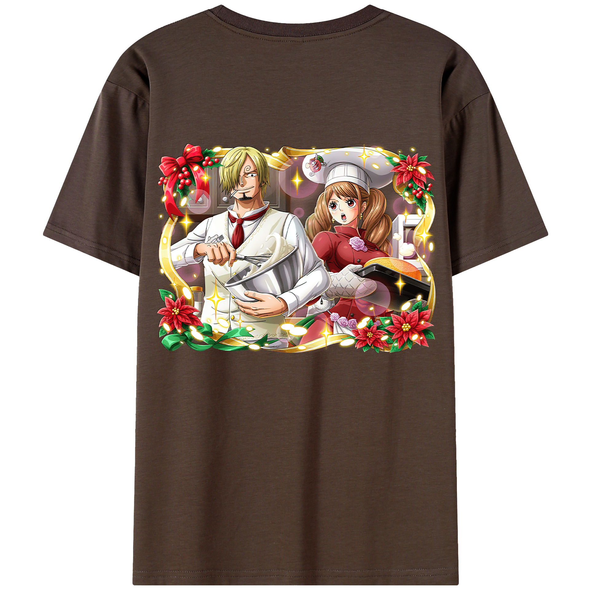 ワンピース サンジ ONE PIECE Sanji 綿100％半袖Tシャツ（背面プリント）